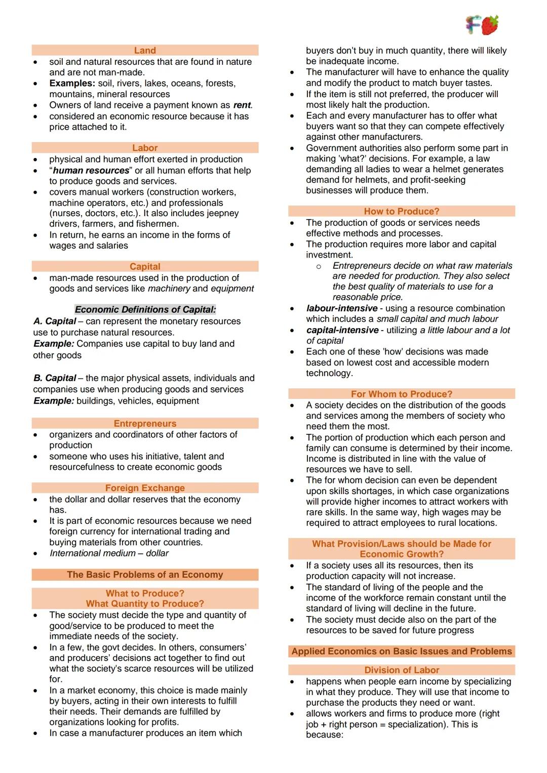 Applied Economics
Lesson 1: Economics as a Social Science and
Applied Science in Terms of Nature and Scope
The Nature and Scope of Economics