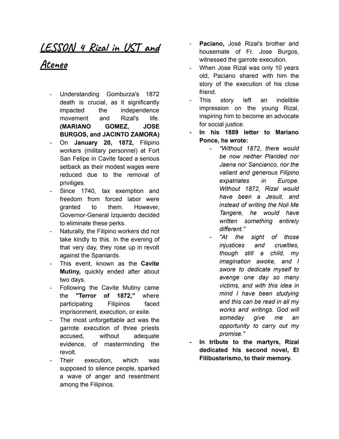 LWR Notes
08/29/24
LESSON 1: RIZAL LAW
"We have a national hero who wrote a lot for
a nation that does not read him" -Ambeth
Ocampo (A famou