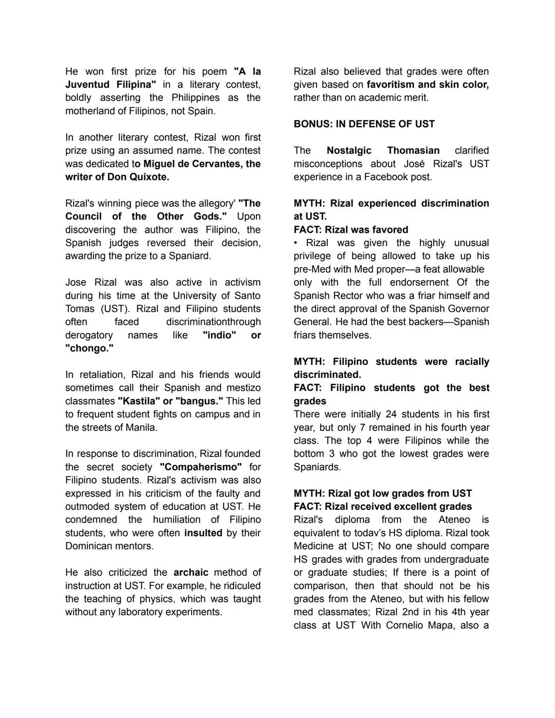 LWR Notes
08/29/24
LESSON 1: RIZAL LAW
"We have a national hero who wrote a lot for
a nation that does not read him" -Ambeth
Ocampo (A famou