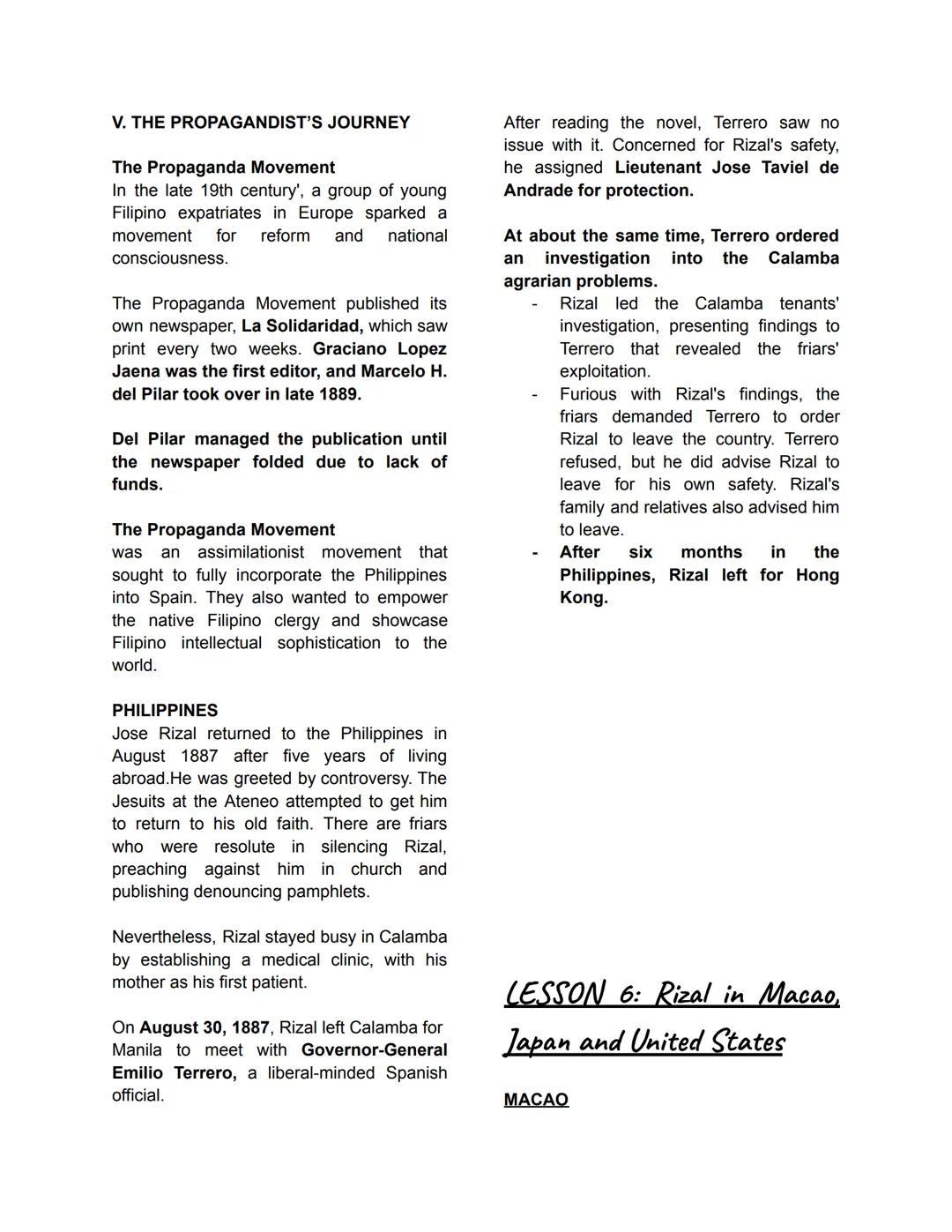 LWR Notes
08/29/24
LESSON 1: RIZAL LAW
"We have a national hero who wrote a lot for
a nation that does not read him" -Ambeth
Ocampo (A famou