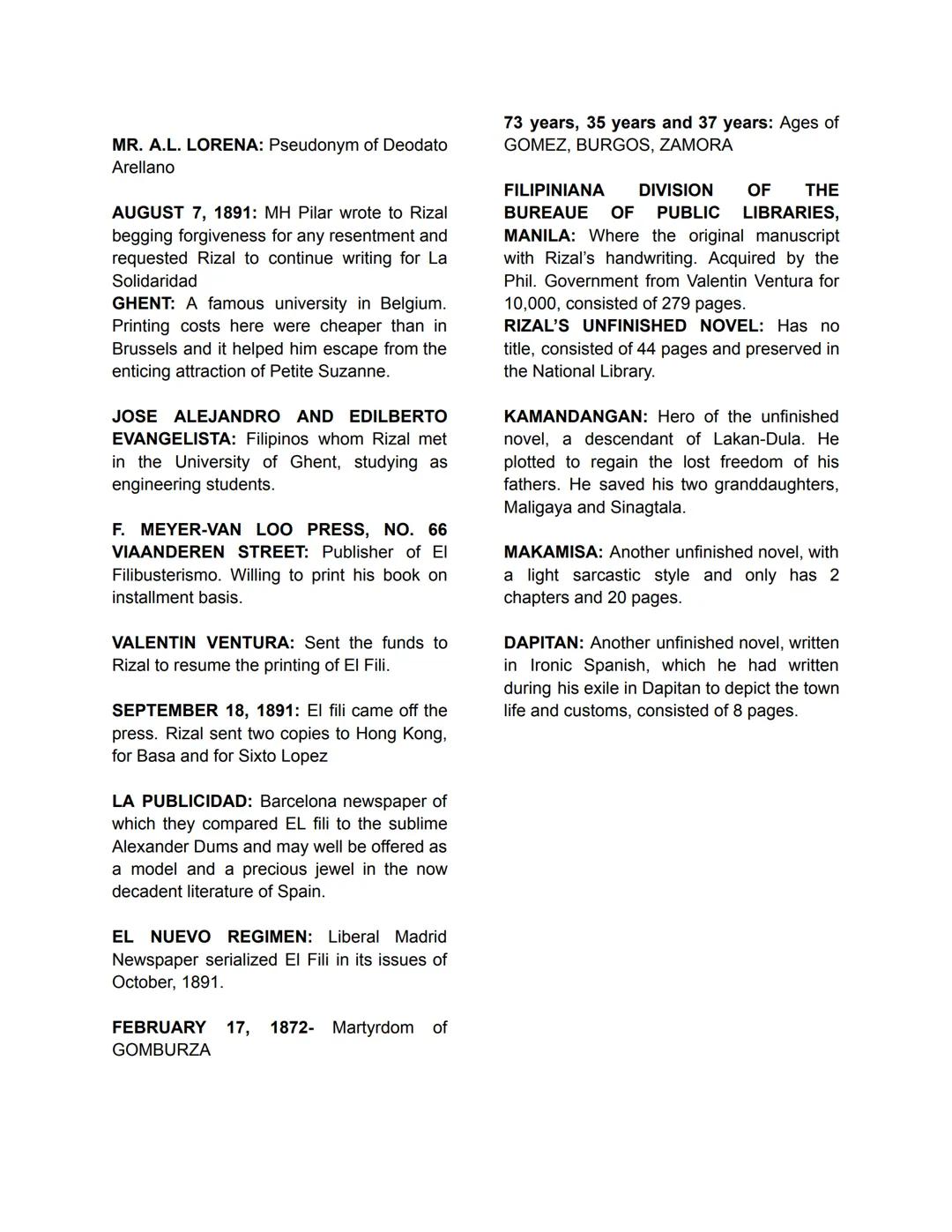 LWR Notes
08/29/24
LESSON 1: RIZAL LAW
"We have a national hero who wrote a lot for
a nation that does not read him" -Ambeth
Ocampo (A famou