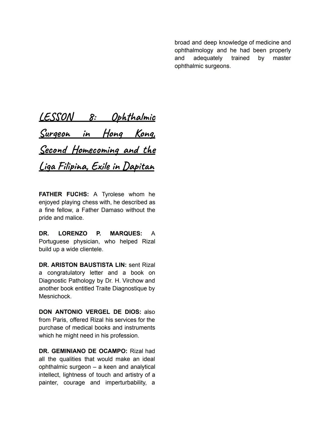 LWR Notes
08/29/24
LESSON 1: RIZAL LAW
"We have a national hero who wrote a lot for
a nation that does not read him" -Ambeth
Ocampo (A famou
