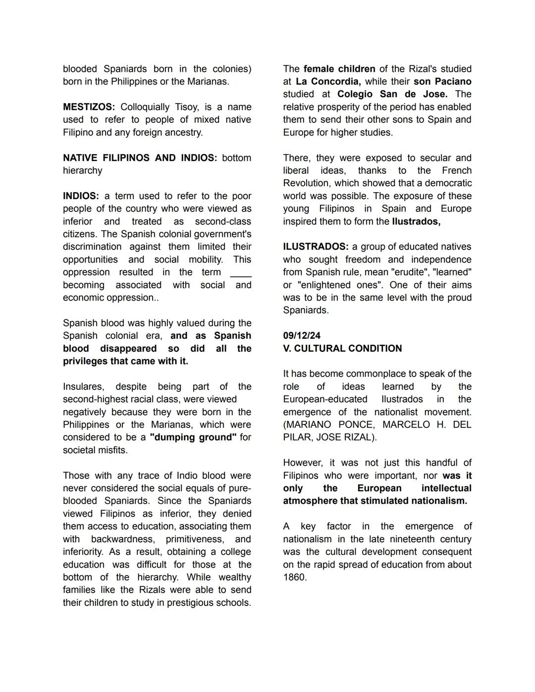 LWR Notes
08/29/24
LESSON 1: RIZAL LAW
"We have a national hero who wrote a lot for
a nation that does not read him" -Ambeth
Ocampo (A famou