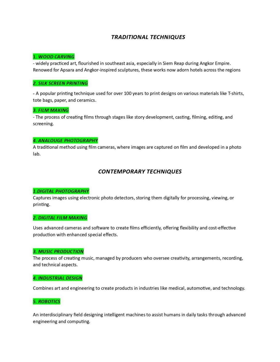 Contemporary Philippine Arts from the Region
First Semester
LESSON 1: CONTEMPORARY ART
PRACTICES FROM VARIOUS REGIONS
WHAT IS ART?
Art is a