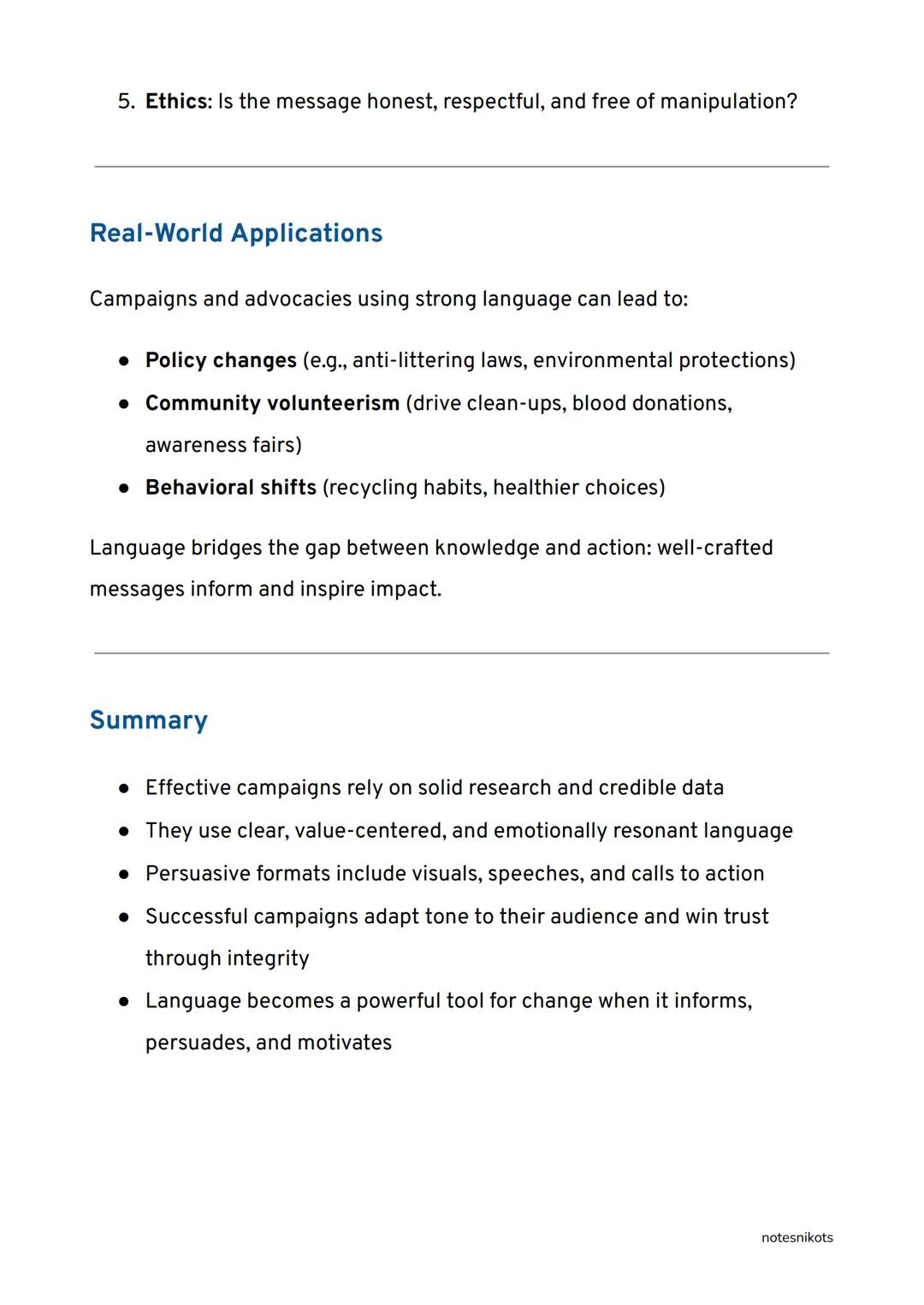 Language of Research, Campaigns, and
Advocacies
English 10 | Quarter 2 | Lesson 1
This lesson explores how language is used to inform, persu