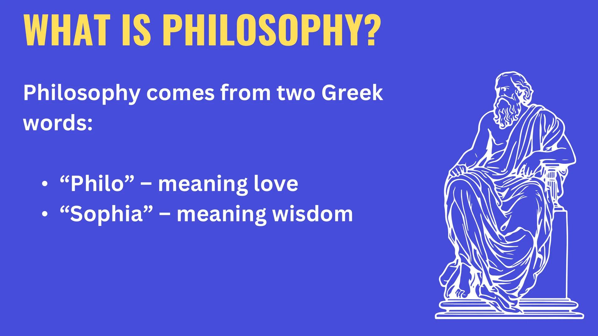# INTRODUCTION TO
# THE PHILOSOPHY
# OF THE HUMAN
# PERSON
Module 1 # PURSUING WISDOM
MODULE 1 LEARNING OBJECTIVES:
• Define philosophy.