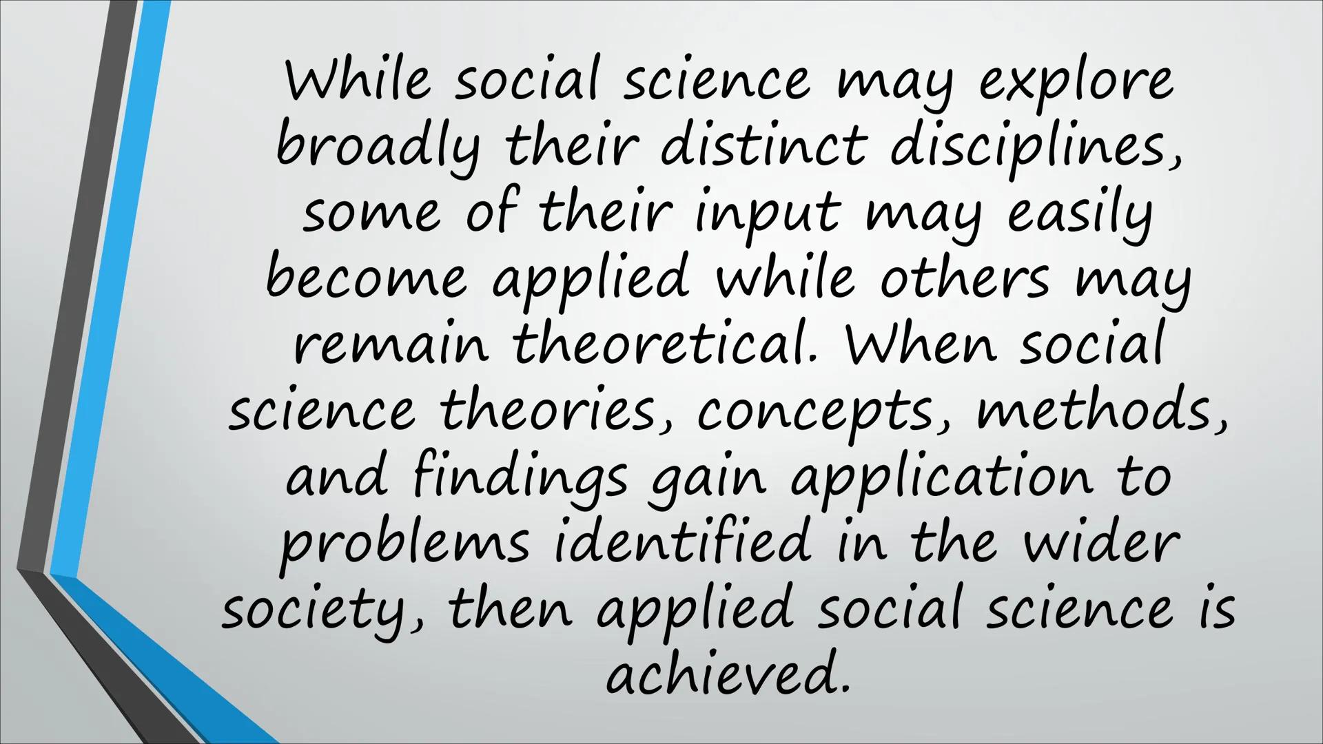 Lesson 1
Introduction to the Disciplines
of Applied Social Sciences
Prepared by: Ronnil C. Gomez Lesson Objectives:
At the end of this lesso