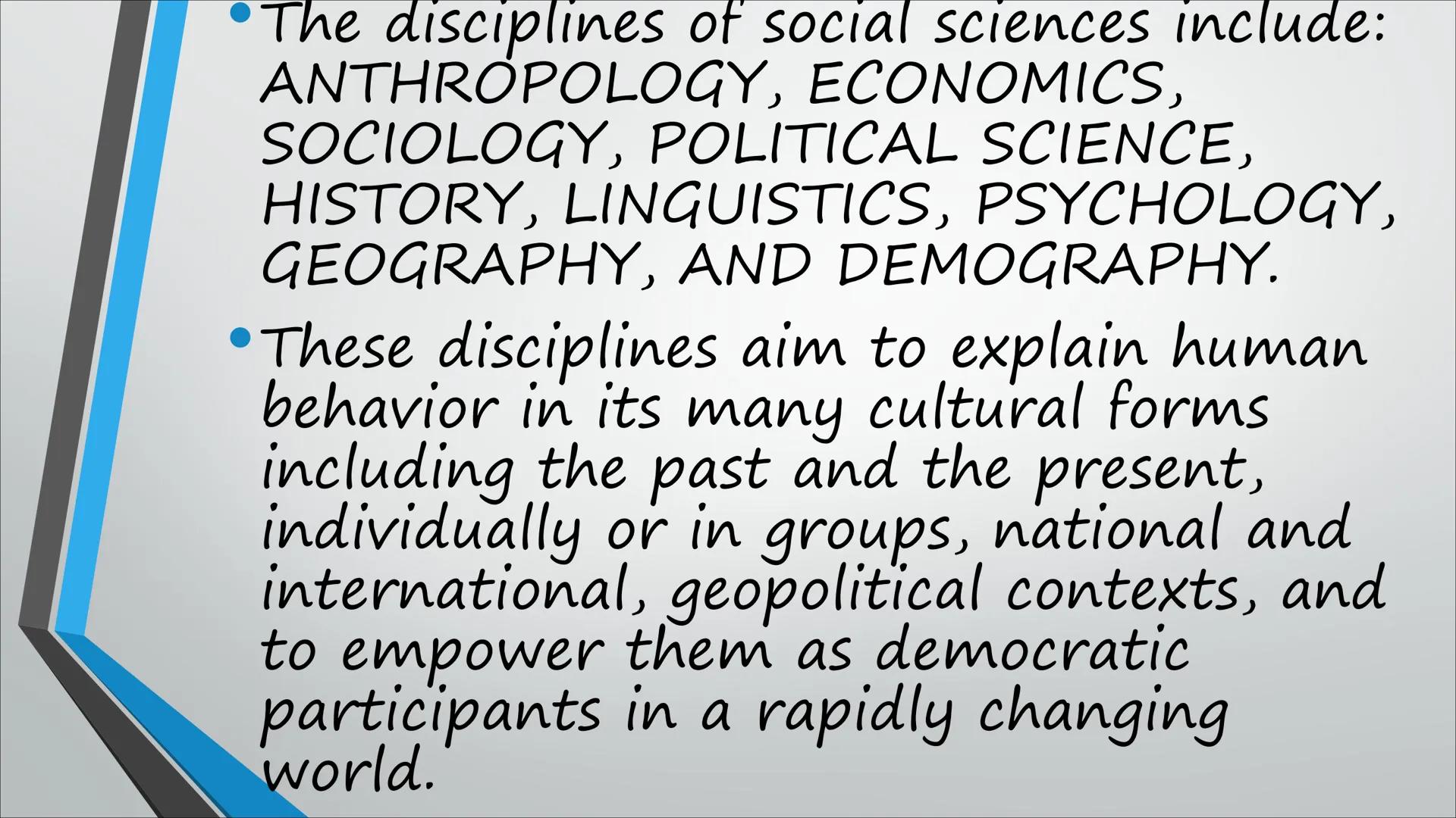 Lesson 1
Introduction to the Disciplines
of Applied Social Sciences
Prepared by: Ronnil C. Gomez Lesson Objectives:
At the end of this lesso