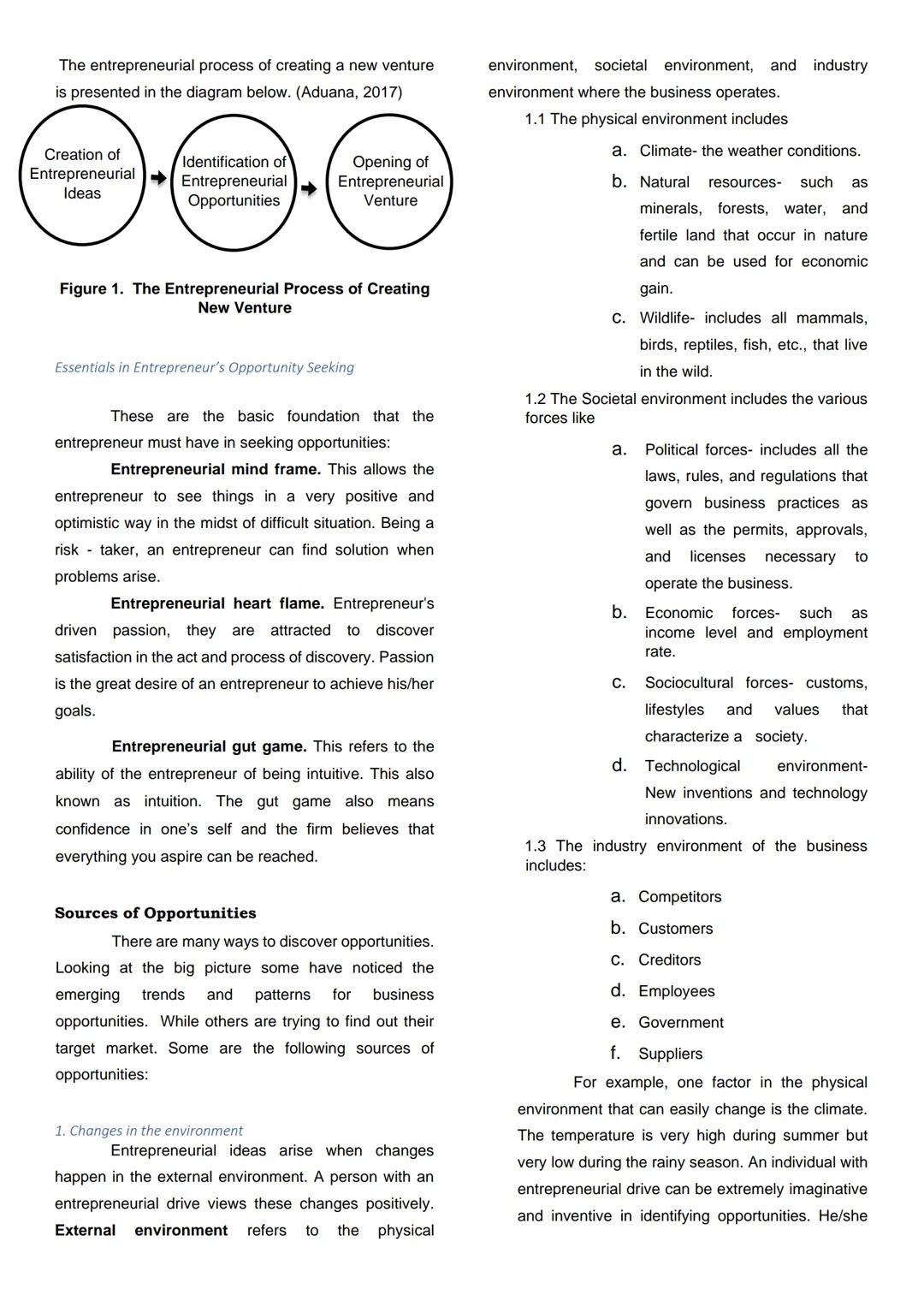Introduction to
Entrepreneurship (MODULE 1)
After reading this module, the learners should be
able to:
1. discuss the relevance of the cours