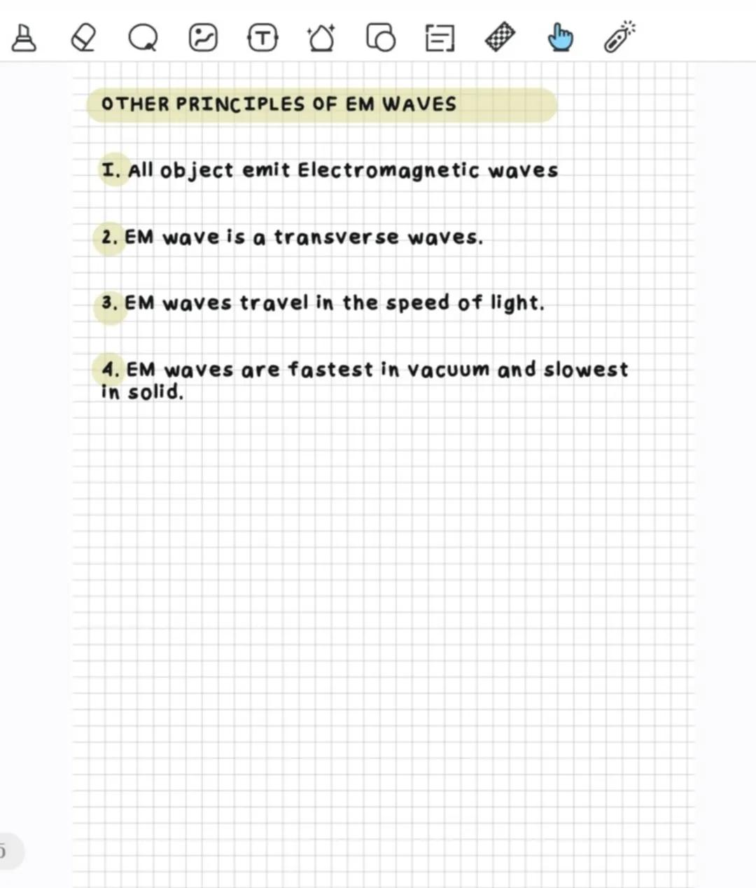 ## SCIENCE QUARTER 2 NOTES
## ELECTROMAGNETIC WAVES & THE ELECTROMAGNETIC SPECTRUM
## ELECTROMAGNETIC WAVES
Waves that do not require a m