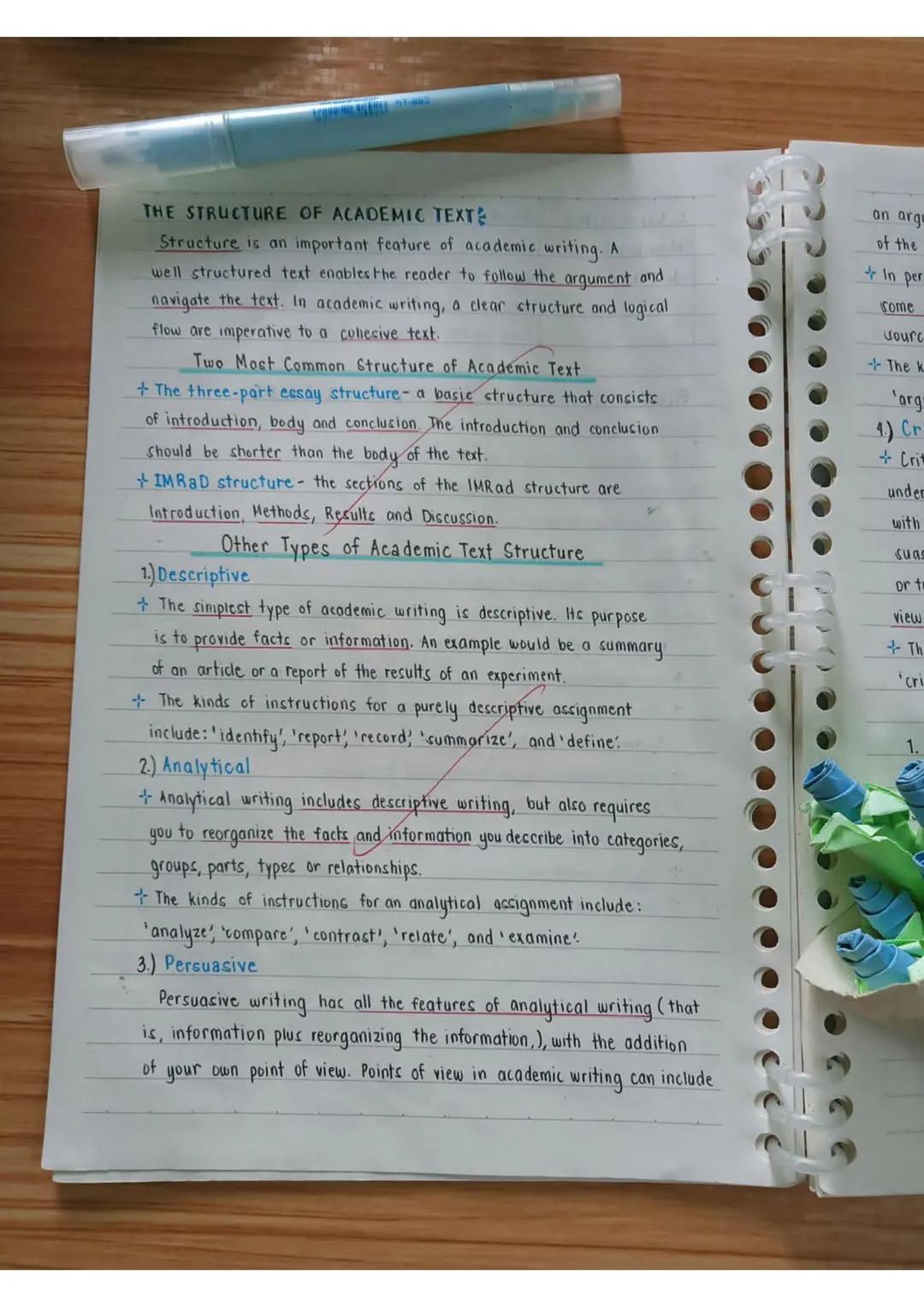 MODULE 1
ACADEMIC TEXT TEXT~
STRUCTURE
08-25-2024
ACADEMIC WRITING VS. NON-ACADEMIC WRITING
*Academic writing is a formal and rather imperso