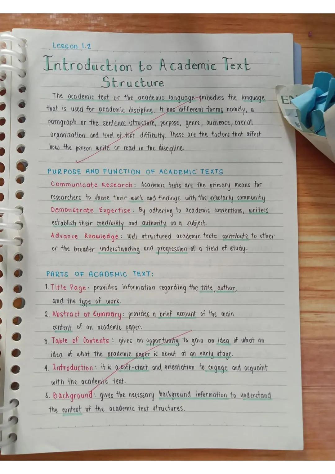 MODULE 1
ACADEMIC TEXT TEXT~
STRUCTURE
08-25-2024
ACADEMIC WRITING VS. NON-ACADEMIC WRITING
*Academic writing is a formal and rather imperso