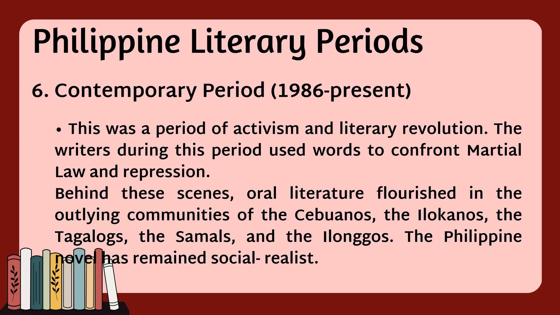 Literature
• comes from the Latin word “LITERA” which literally
means an acquaintance with letters.
• It is a body of work, either written,