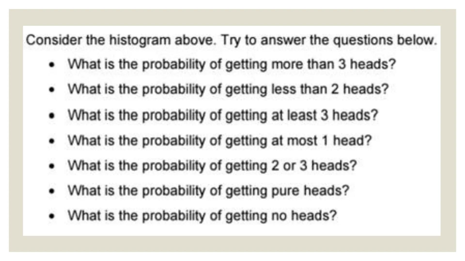 # PROBABILITY ## OBJECTIVES
* illustrates a random variable
(discrete and continuous)
* distinguishes between a discrete and a
continuous r
