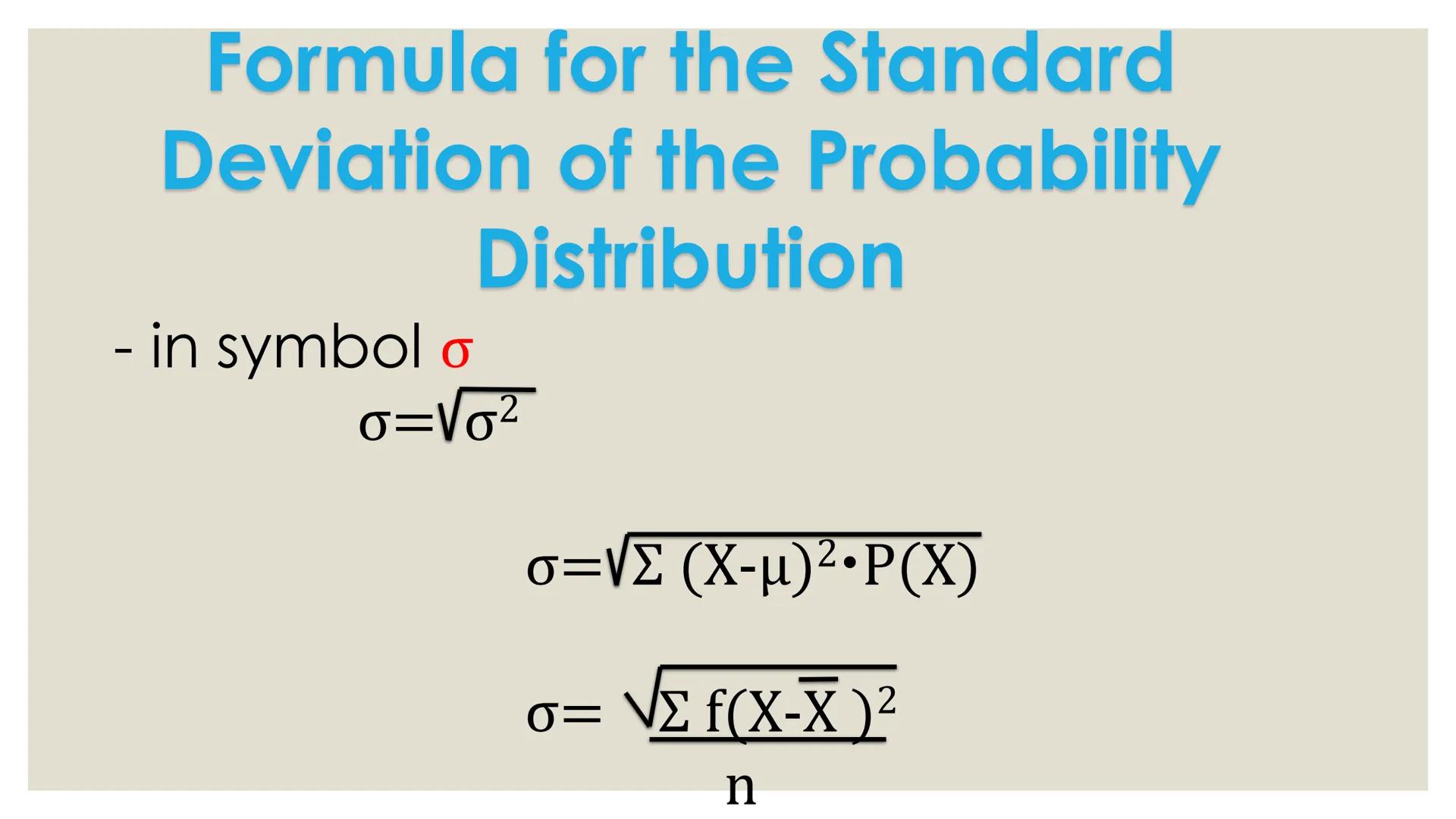 # PROBABILITY ## OBJECTIVES
* illustrates a random variable
(discrete and continuous)
* distinguishes between a discrete and a
continuous r