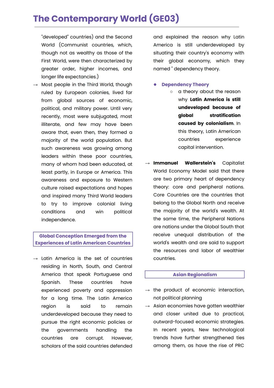 The Contemporary World (GE03)
LESSON 1
GLOBALIZATION
consciousness of the world
as a whole
Historical Foundation of the Term
Globalization
i