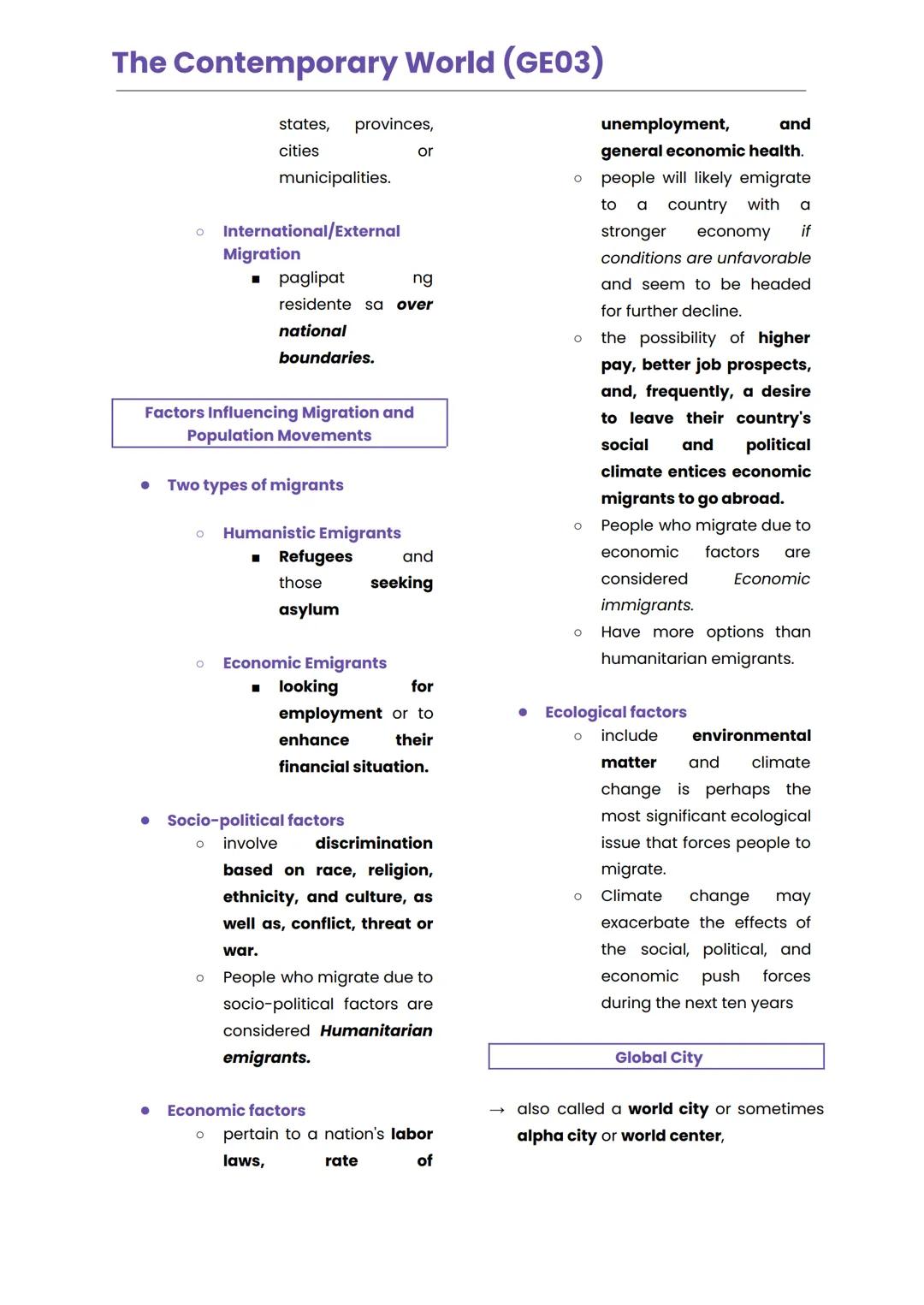 The Contemporary World (GE03)
LESSON 1
GLOBALIZATION
consciousness of the world
as a whole
Historical Foundation of the Term
Globalization
i