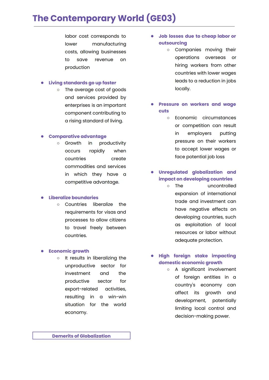 The Contemporary World (GE03)
LESSON 1
GLOBALIZATION
consciousness of the world
as a whole
Historical Foundation of the Term
Globalization
i