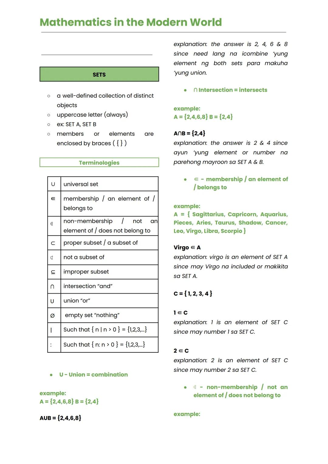 --- OCR Start ---
Mathematics in the Modern World
MATH ANXIETY
• Stress, tension & or strain on the
body & mind; often due to a
negative exp