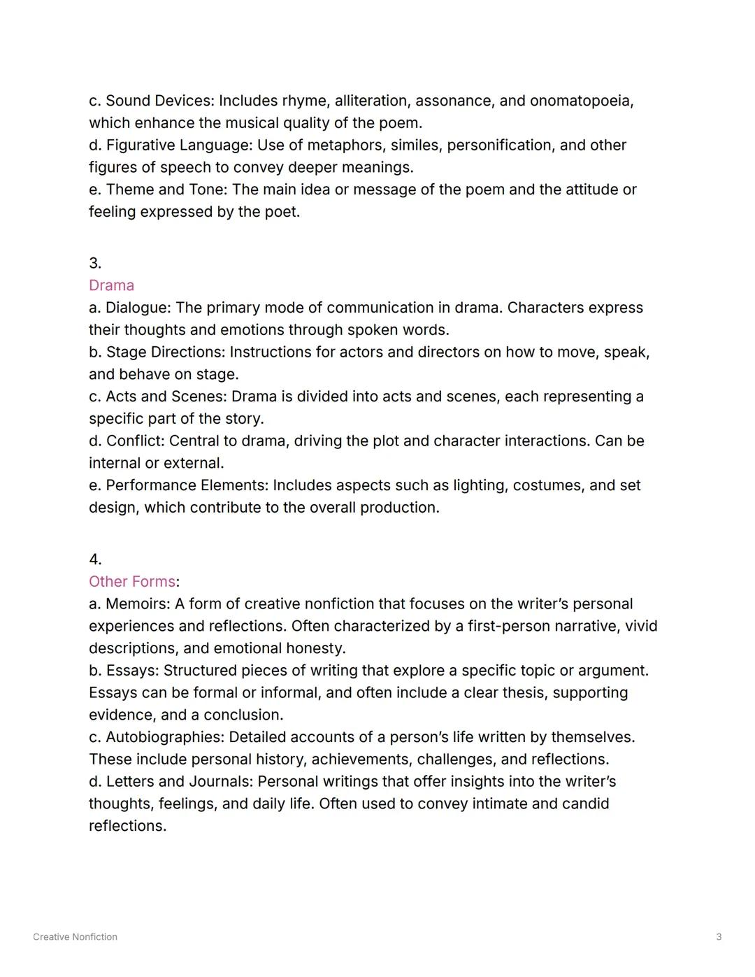 Creative Nonfiction
Created @July 8, 2025 9:08 AM
HUMSS CNF
Lesson 1: Introduction
The Difference between Creative Writing and Creative Nonf