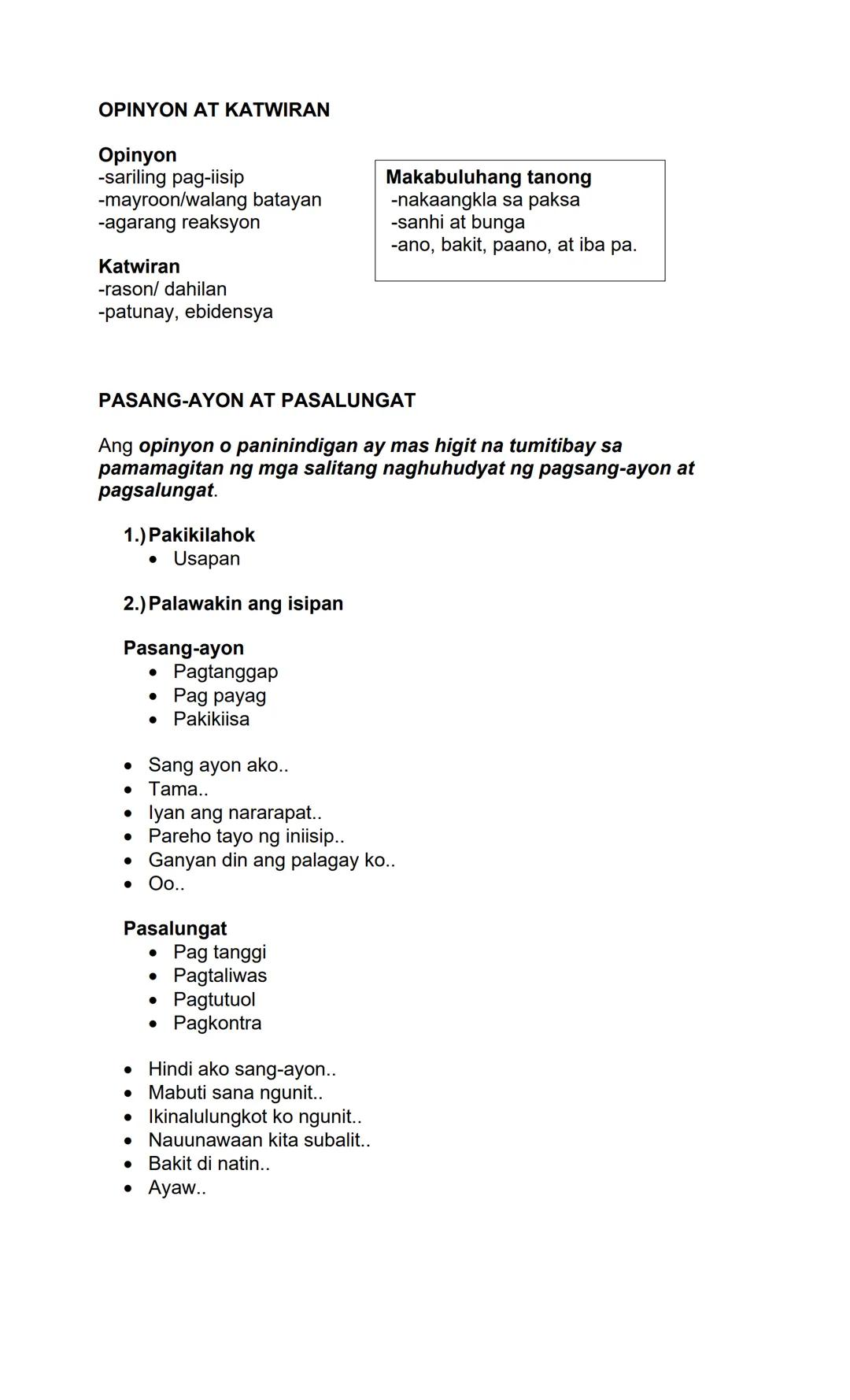 Tula
Ito ay isang uri ng akdang pampanitikan na nagpapahayag ng damdamin
at kaisipan ng isang tao gamit ang mga masining na salita. Ito ay
b