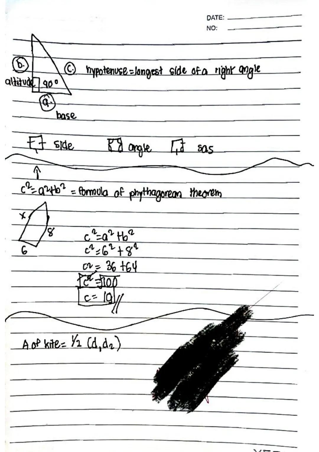 Quadrilaterals four sides and four angles
Quad= 4
Lateral= sides
Types of Quadrilaterals
DATE
NO:
1. Square
4 equal sides and 4 right angle