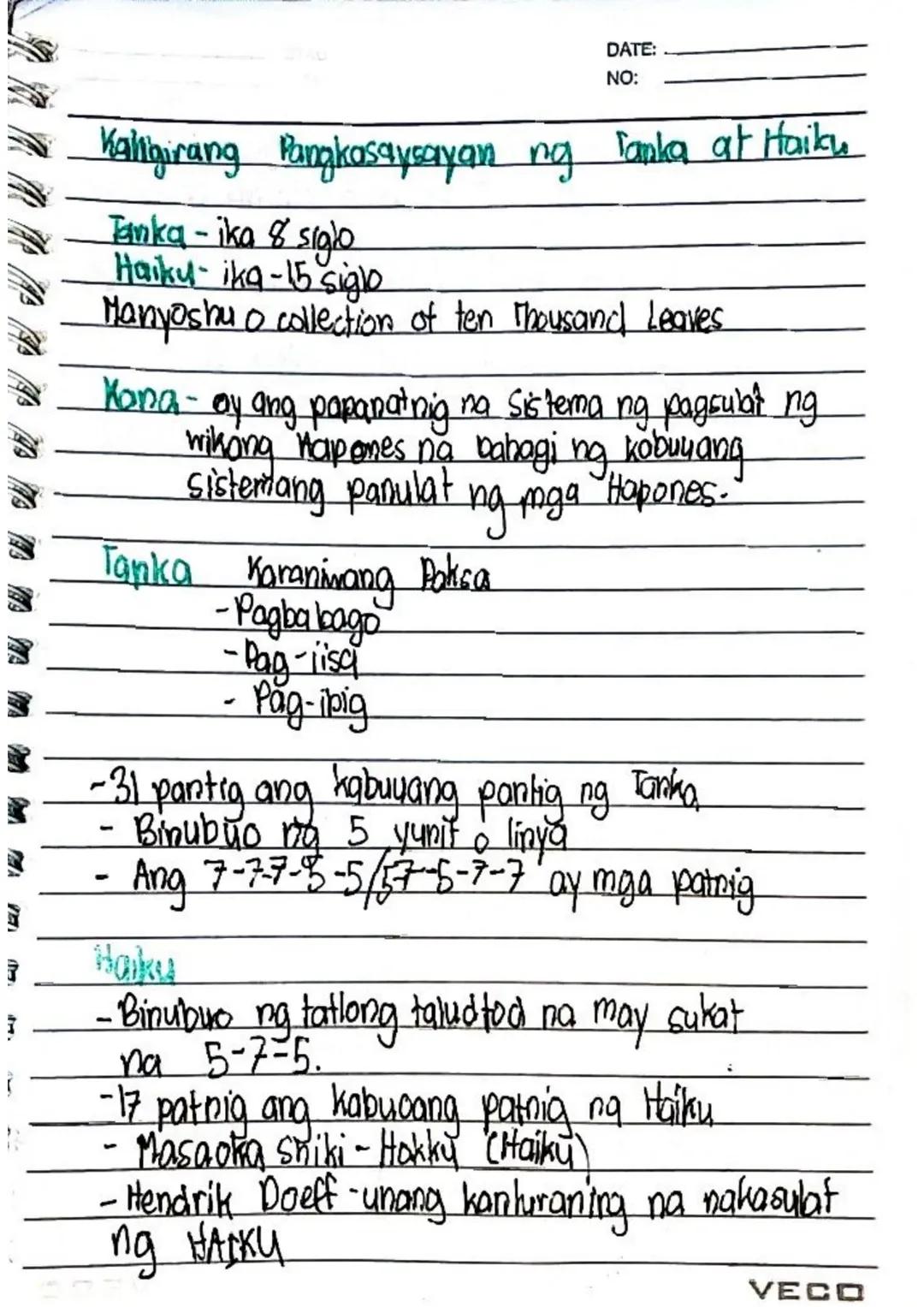 DATE:
NO:
Pagsusuri sa tono ng pagbigkas ng Tulang Tanka
at Haiku Japan-Hapon
Japan-Silangang Asya
Ragsusuri sa Tono
Ponemang Suprasegmental