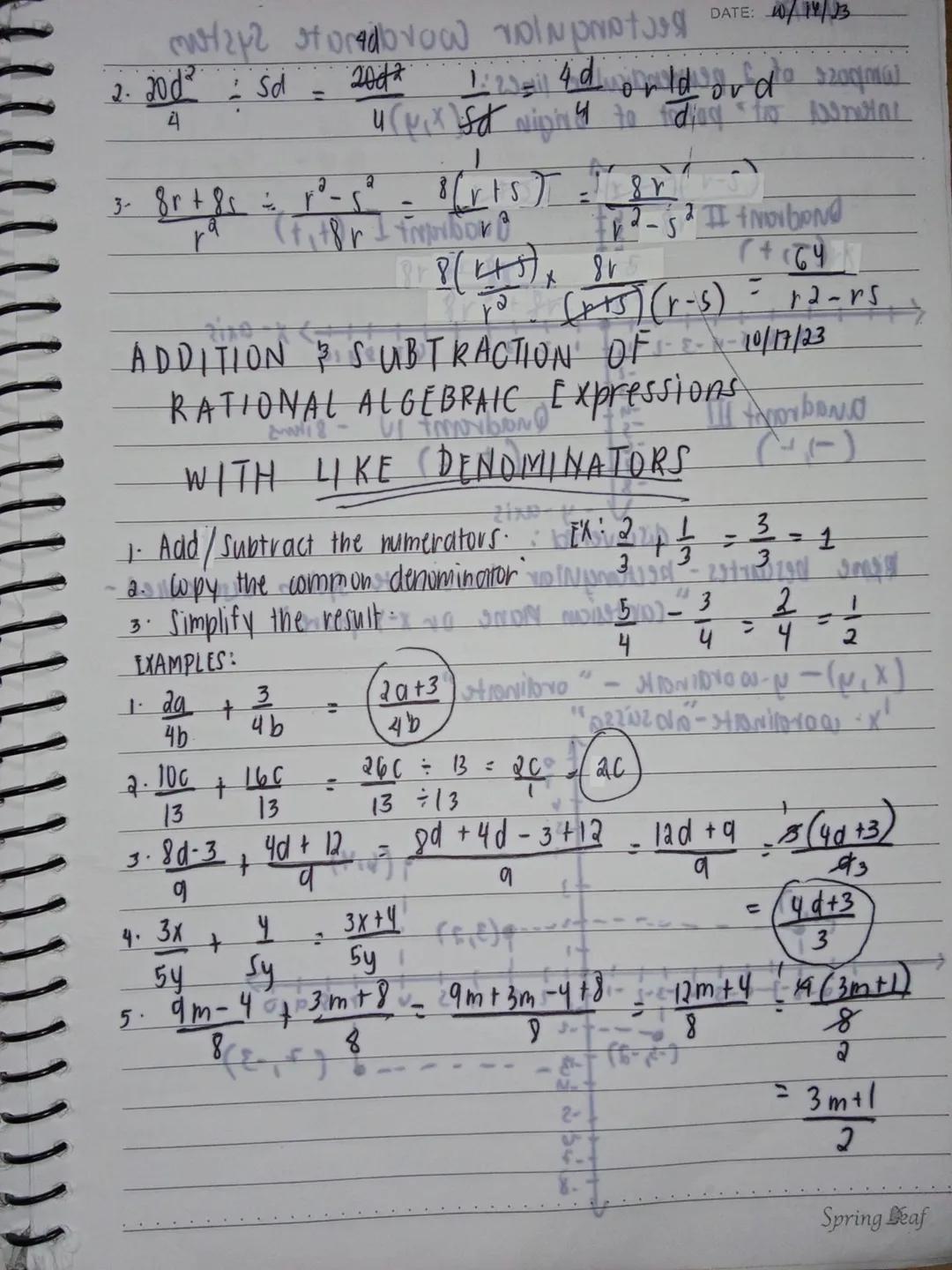 Special products
NO:
DATE: 09/03/23
The product of 2 Binomials ( FOIL METHOD)
(a + b) (c+d) = ab + ad + bc + bd
2
ex. 1.(x+1)(x+2) = x² + 2x