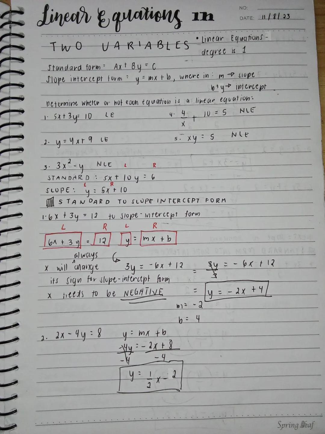 Special products
NO:
DATE: 09/03/23
The product of 2 Binomials ( FOIL METHOD)
(a + b) (c+d) = ab + ad + bc + bd
2
ex. 1.(x+1)(x+2) = x² + 2x