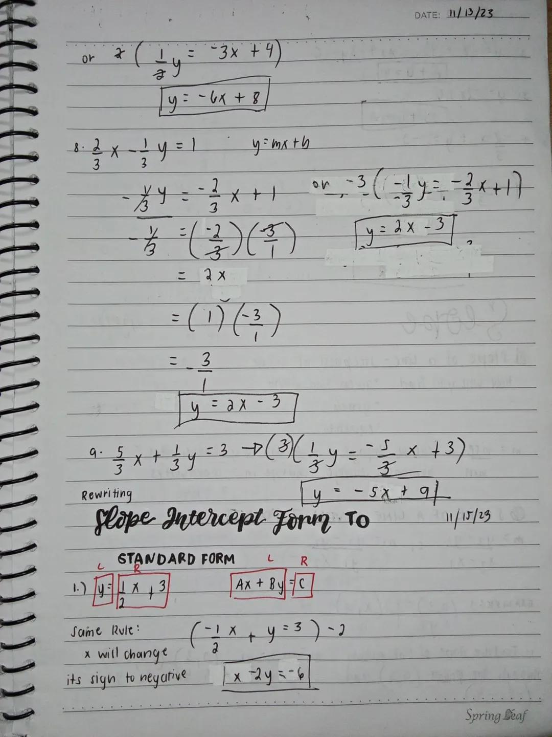 Special products
NO:
DATE: 09/03/23
The product of 2 Binomials ( FOIL METHOD)
(a + b) (c+d) = ab + ad + bc + bd
2
ex. 1.(x+1)(x+2) = x² + 2x