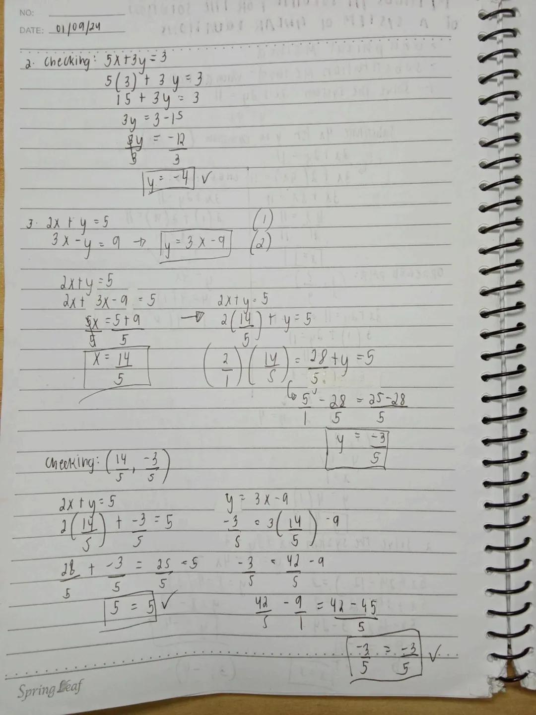 Special products
NO:
DATE: 09/03/23
The product of 2 Binomials ( FOIL METHOD)
(a + b) (c+d) = ab + ad + bc + bd
2
ex. 1.(x+1)(x+2) = x² + 2x