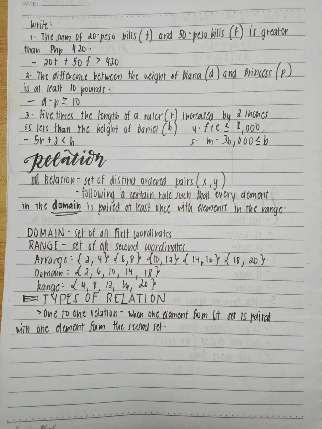 Special products
NO:
DATE: 09/03/23
The product of 2 Binomials ( FOIL METHOD)
(a + b) (c+d) = ab + ad + bc + bd
2
ex. 1.(x+1)(x+2) = x² + 2x