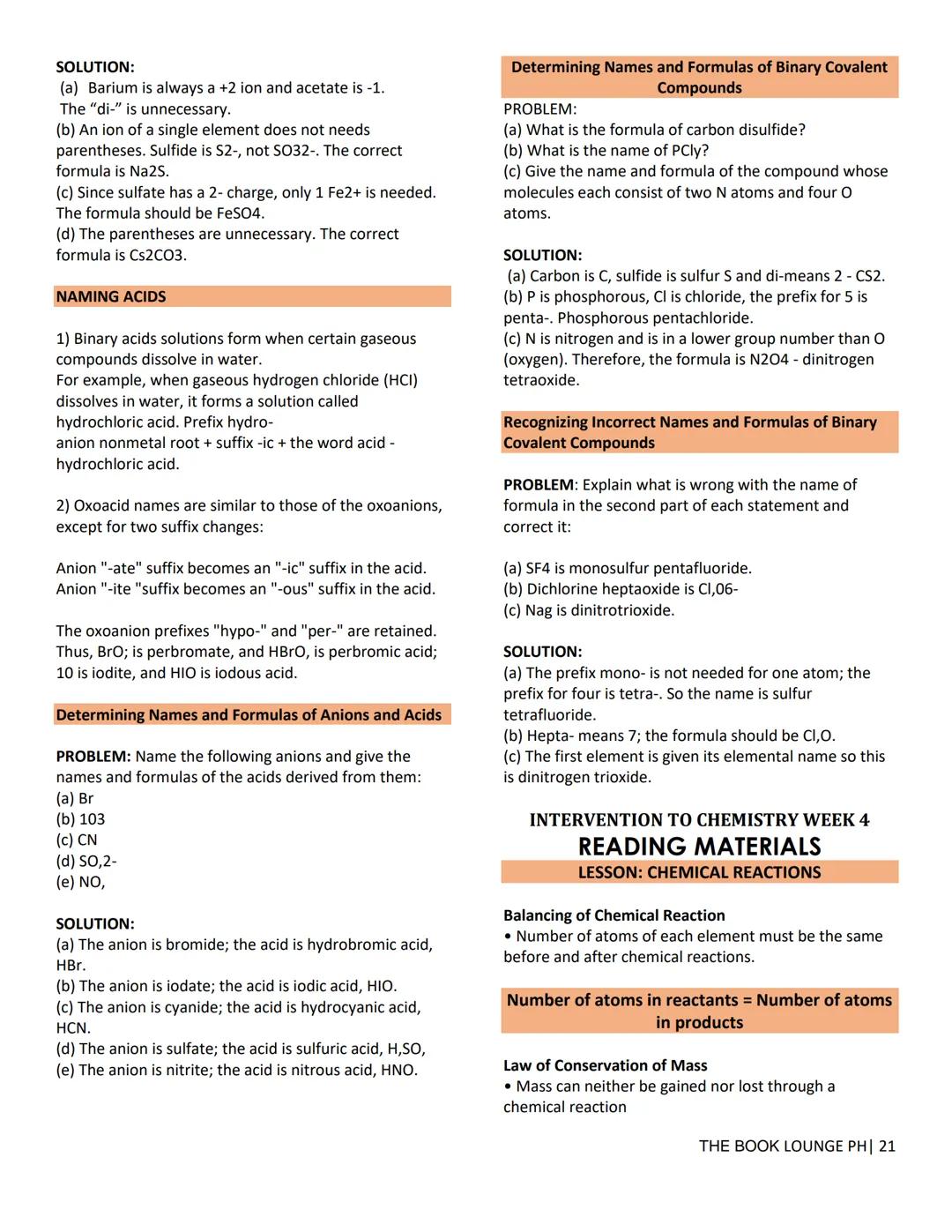 ## GRADE 12 STEM NOTES AND LECTURES
# General Chemistry 1
— THE BOOK LOUNGE PH —
## GENERAL CHEMISTRY WEEK 1
### Introduction to Chemist