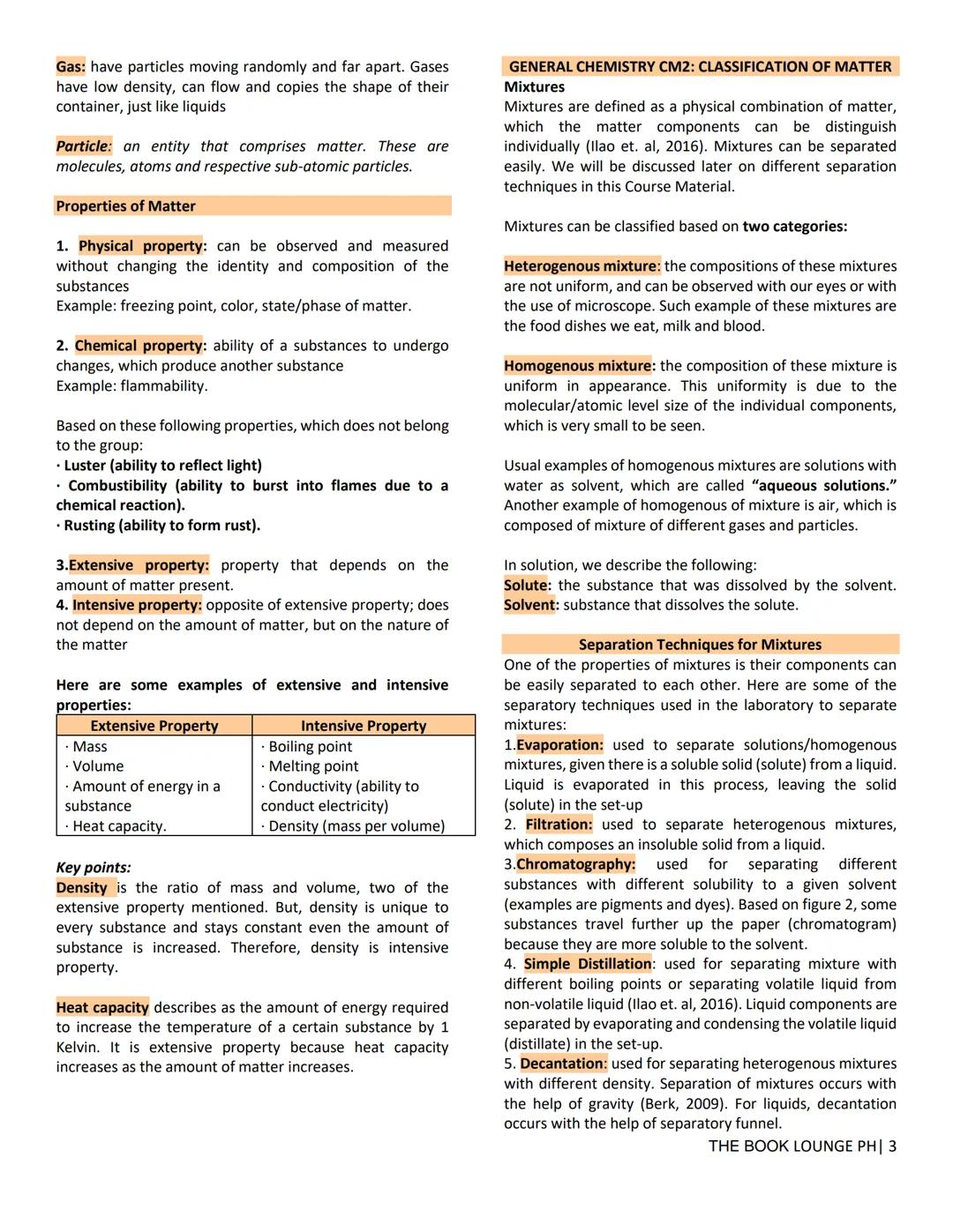 ## GRADE 12 STEM NOTES AND LECTURES
# General Chemistry 1
— THE BOOK LOUNGE PH —
## GENERAL CHEMISTRY WEEK 1
### Introduction to Chemist