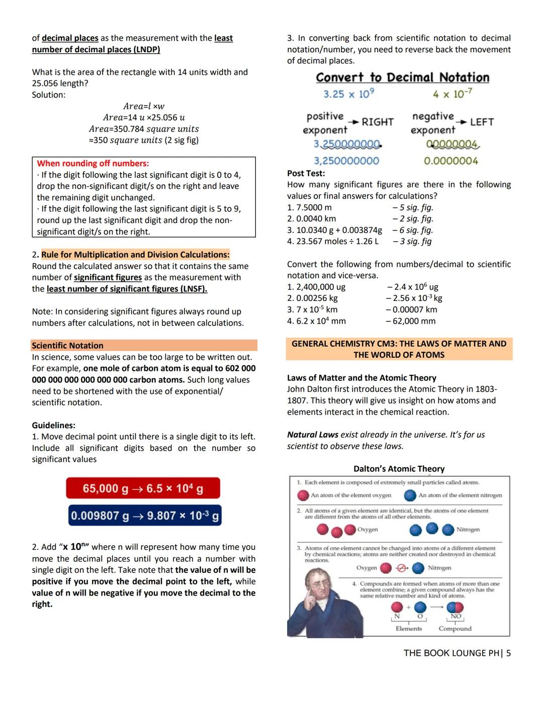 ## GRADE 12 STEM NOTES AND LECTURES
# General Chemistry 1
— THE BOOK LOUNGE PH —
## GENERAL CHEMISTRY WEEK 1
### Introduction to Chemist