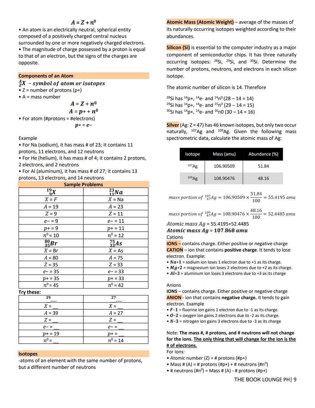 ## GRADE 12 STEM NOTES AND LECTURES
# General Chemistry 1
— THE BOOK LOUNGE PH —
## GENERAL CHEMISTRY WEEK 1
### Introduction to Chemist