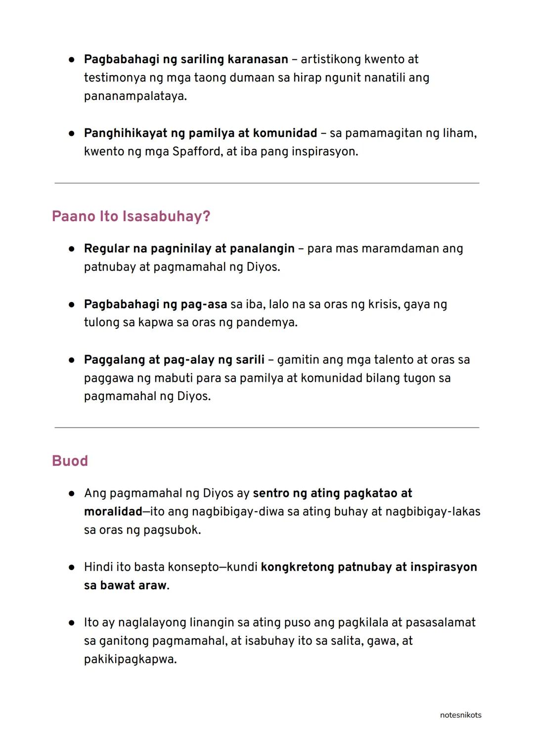 Ang Pagmamahal ng Diyos bilang
Pundasyon ng Pagkatao
Edukasyon sa Pagpapakatao 10 | Ikatlong Markahan | Aralin 1
Pangunahing Tema
• Pag-ibig