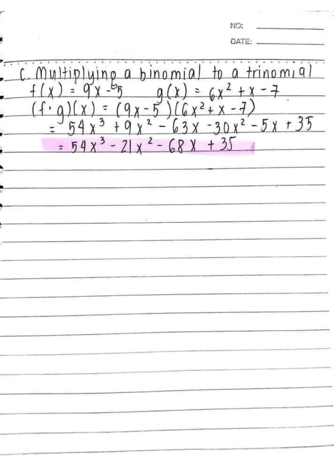 LESSON 1
NO:
DATE:
Relations &
functions
RELATION
↳ a set of ordered pairs (x, y)
DOMAIN
↳ First coordinate in a relation,
(x); input; indep