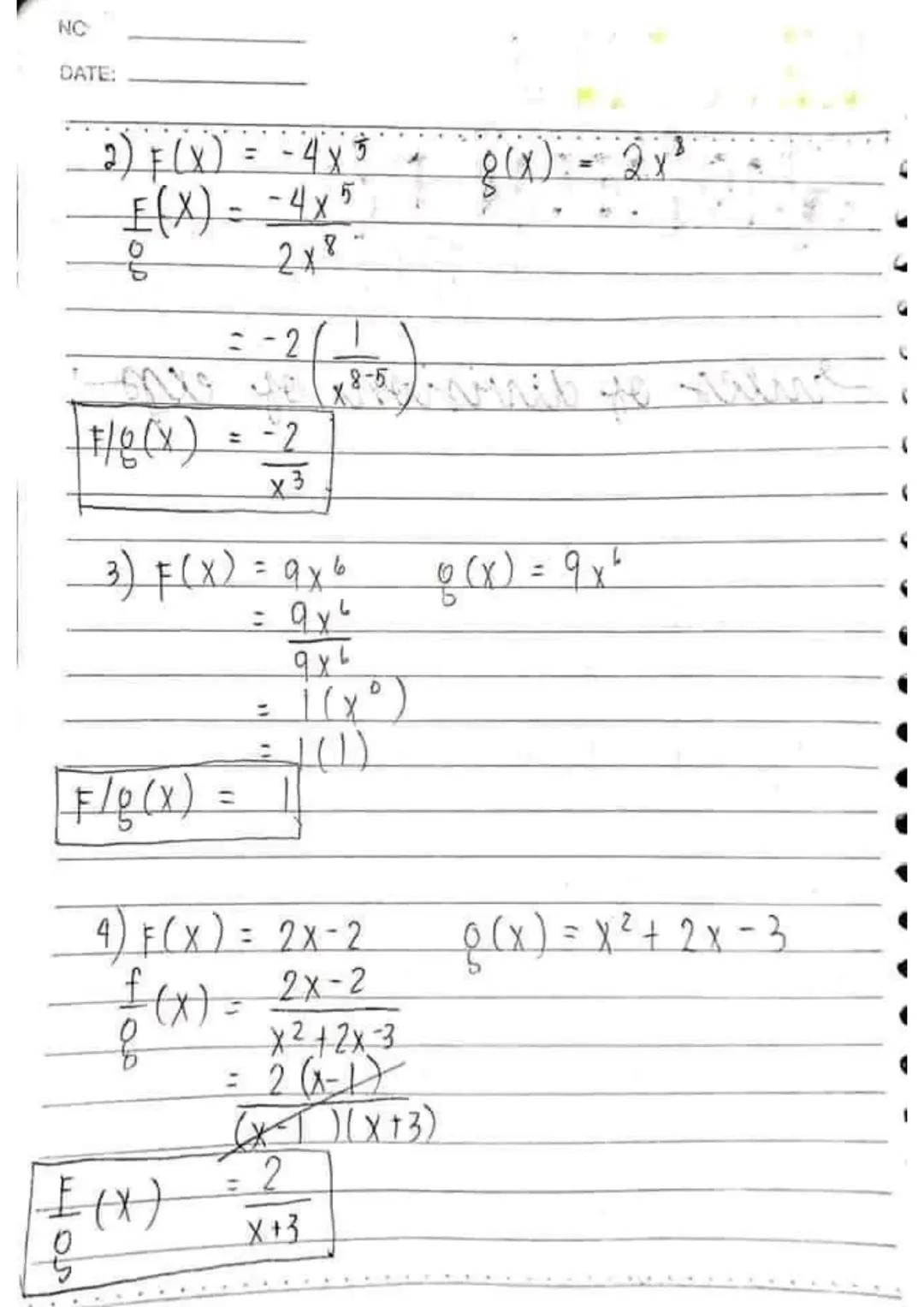 LESSON 1
NO:
DATE:
Relations &
functions
RELATION
↳ a set of ordered pairs (x, y)
DOMAIN
↳ First coordinate in a relation,
(x); input; indep