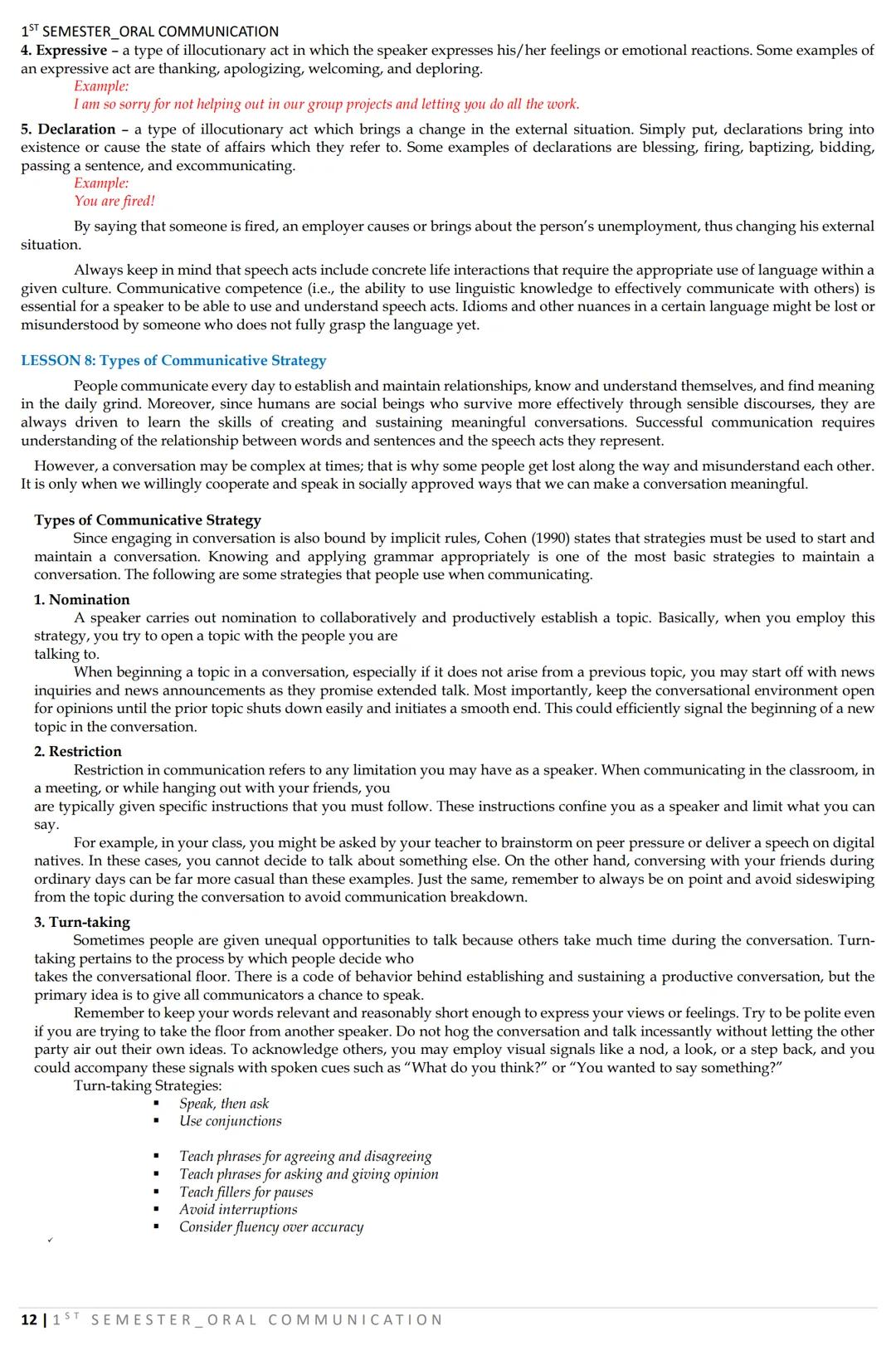 1ST SEMESTER_ORAL COMMUNICATION
LESSON 1: Nature and Elements of Communication
What is COMMUNICATION?
DEFINITIONS:
COMMUNICATION AS A TWO-WA