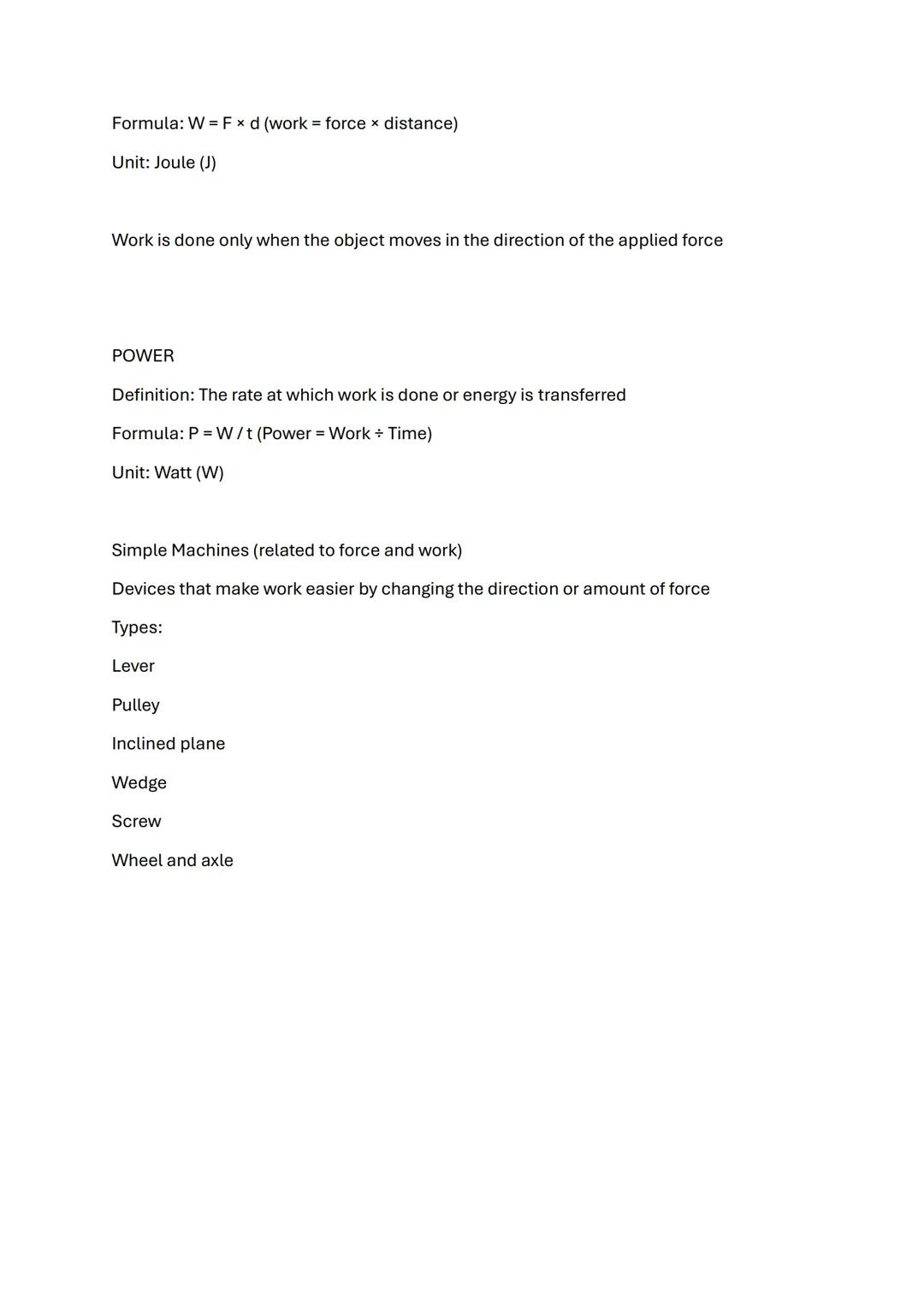 Physics (Force, Motion, Energy)
Physics
The study of matter, energy, and the interaction between them through space and time
Deals with natu