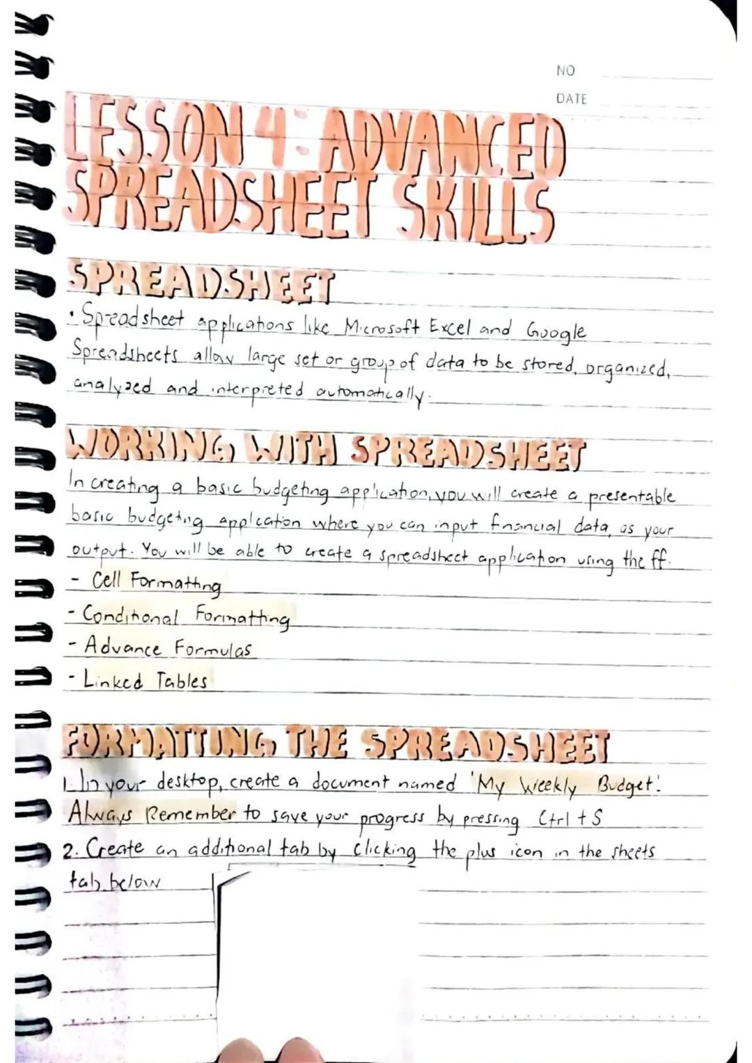 NO.
DATE
LESSON I: EMPOWERMENT
TECHNOLOGIES
EMPOWERMENT
• to enable or to permit
• to give official authority or legal power to
• to promote
