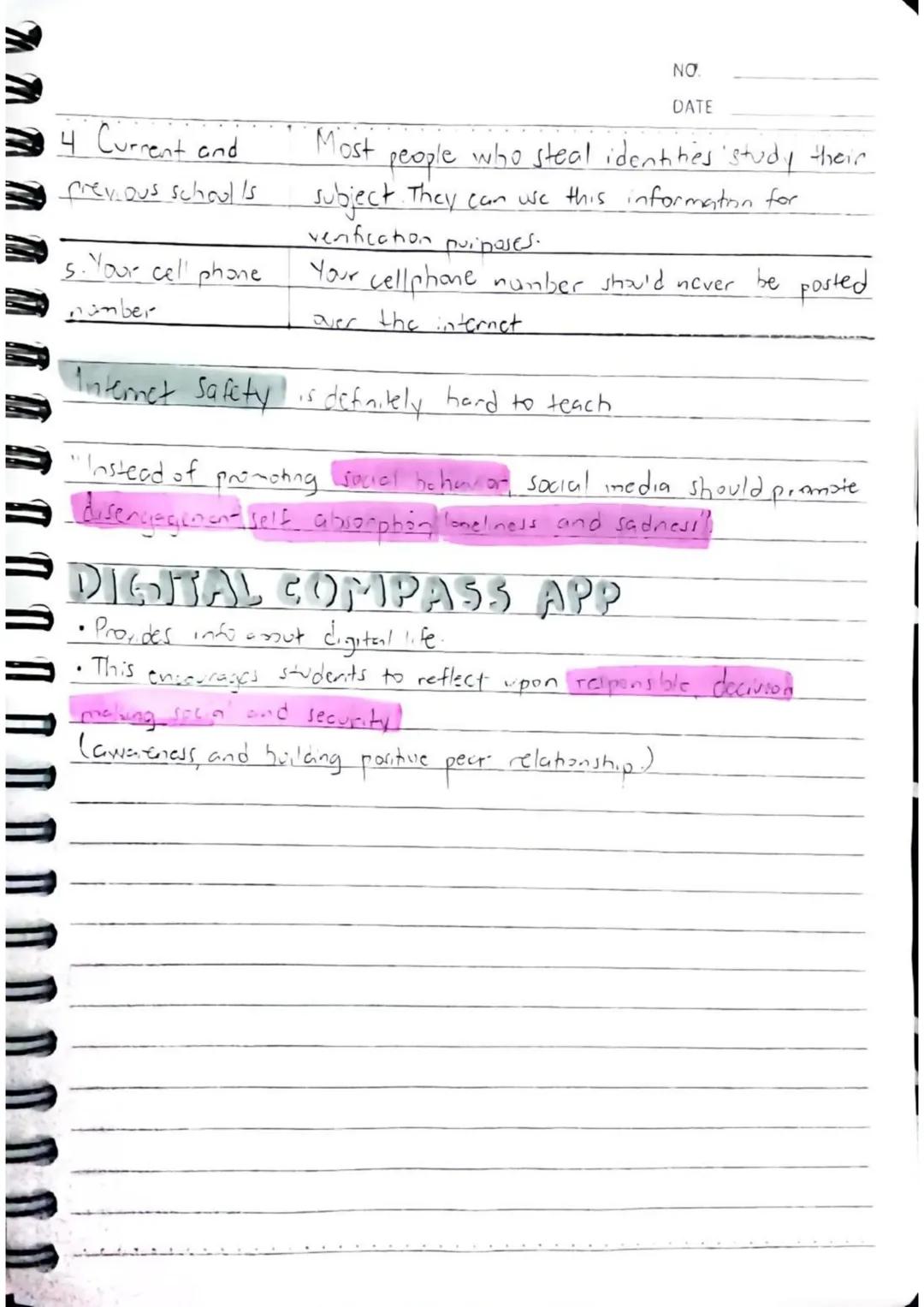 NO.
DATE
LESSON I: EMPOWERMENT
TECHNOLOGIES
EMPOWERMENT
• to enable or to permit
• to give official authority or legal power to
• to promote