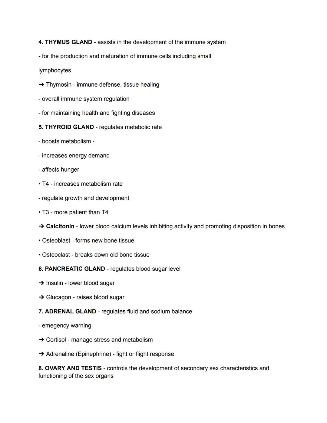 ENDOCRINE SYSTEM
ENDOCRINE SYSTEM - network of glands that produce and release hormones to regulate
body functions
HORMONES - chemical messe
