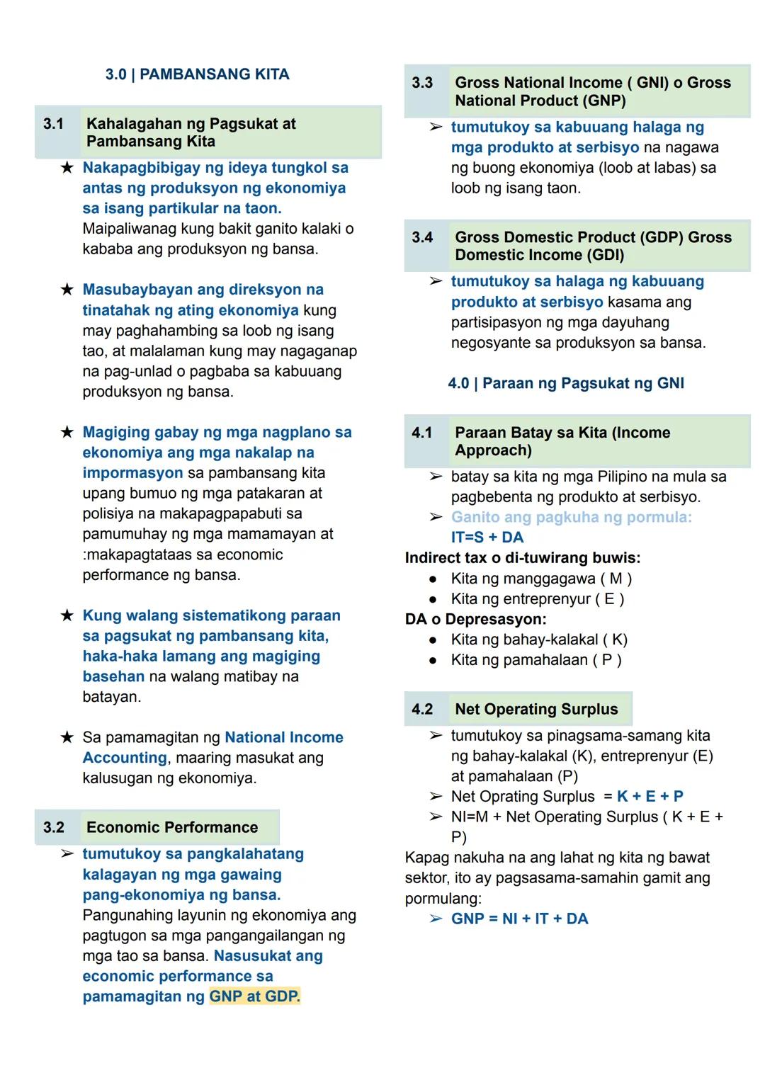 AP ECONOMICS
3RD QUARTER GRADE 9 NOTES
1.0 | ANG BUMUBUO SA PAIKOT NA
DALOY NG EKONOMIYA
1.1 SAMBAHAYAN
➤ Nagmamay ari sa salik ng produksyo
