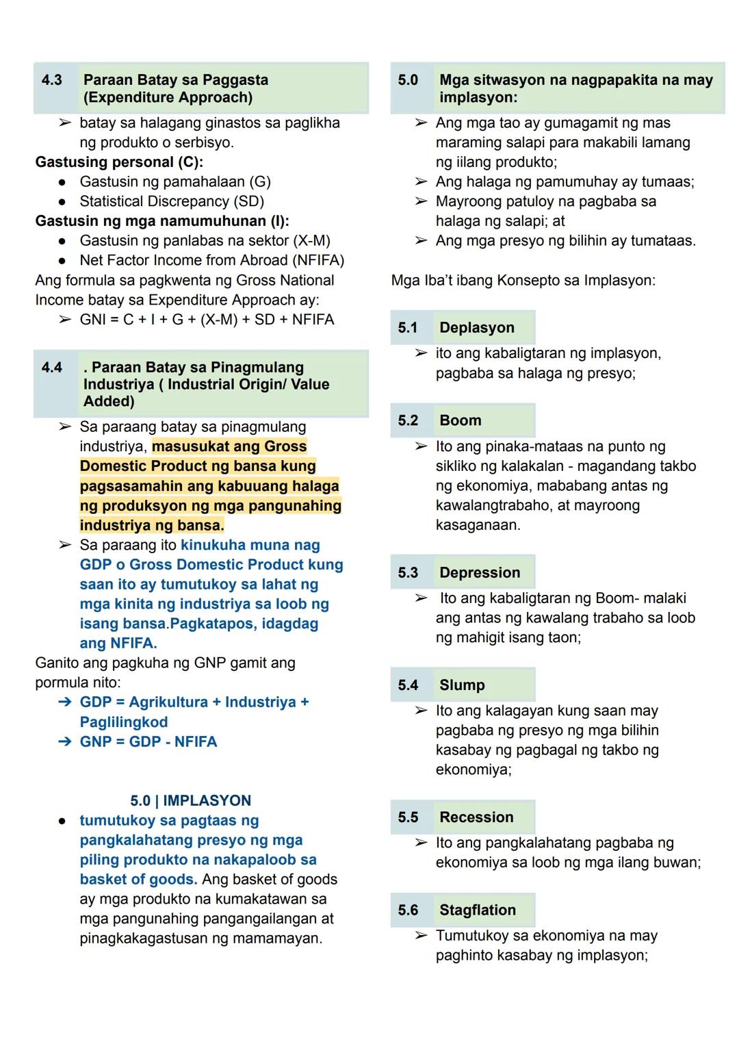 AP ECONOMICS
3RD QUARTER GRADE 9 NOTES
1.0 | ANG BUMUBUO SA PAIKOT NA
DALOY NG EKONOMIYA
1.1 SAMBAHAYAN
➤ Nagmamay ari sa salik ng produksyo
