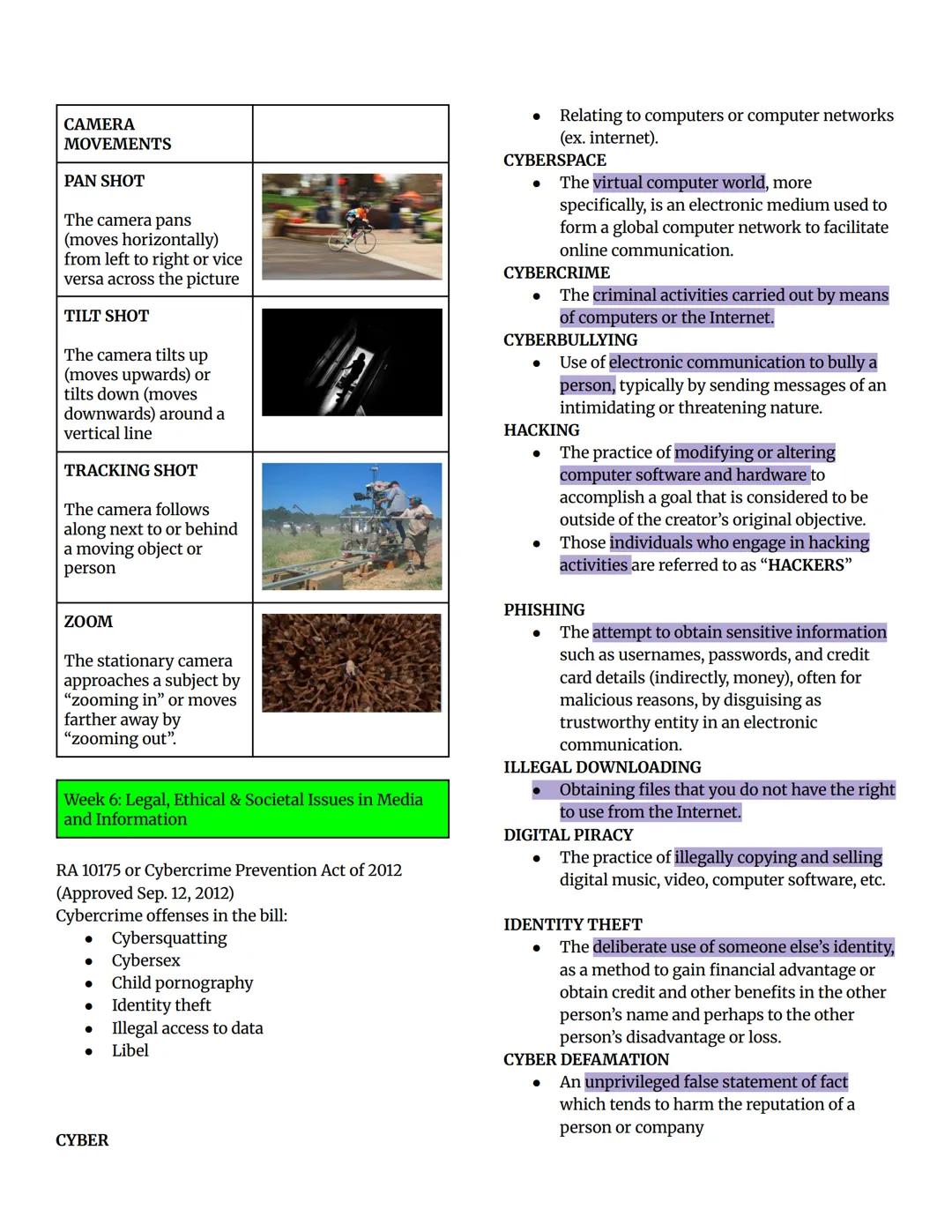 Week 1
Literacy
Ability to identify, understand,
interpret, create, communicate,
and compute, using printed and
written materials associate