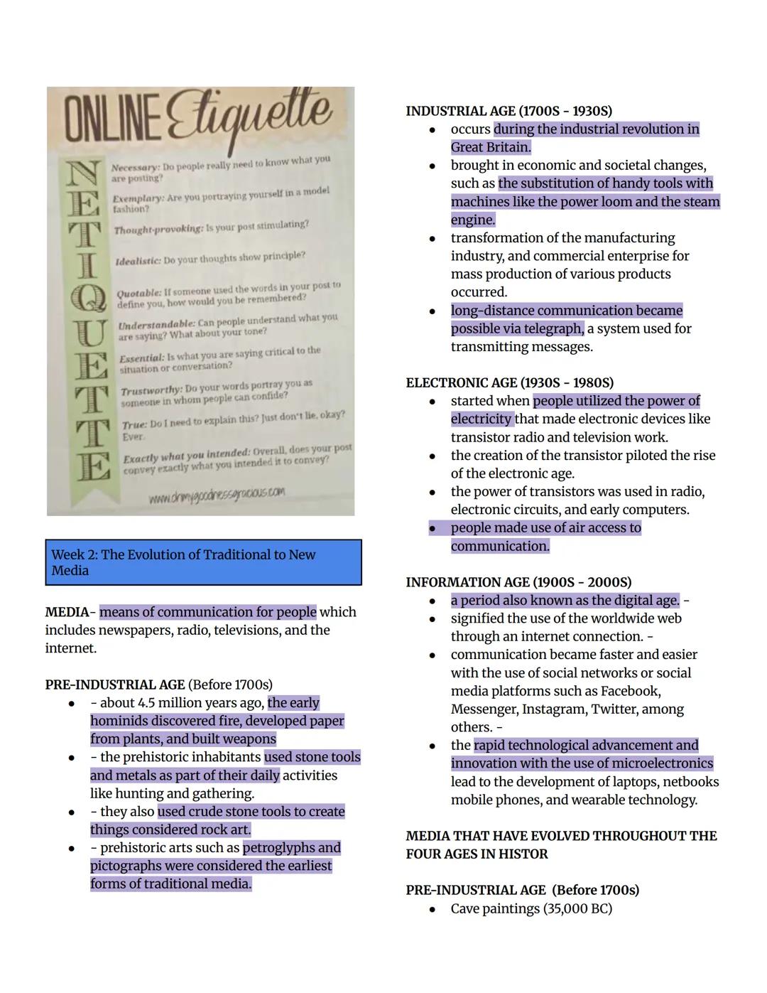 Week 1
Literacy
Ability to identify, understand,
interpret, create, communicate,
and compute, using printed and
written materials associate