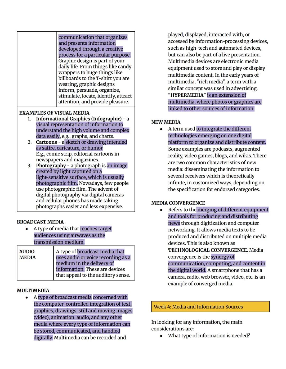 Week 1
Literacy
Ability to identify, understand,
interpret, create, communicate,
and compute, using printed and
written materials associate