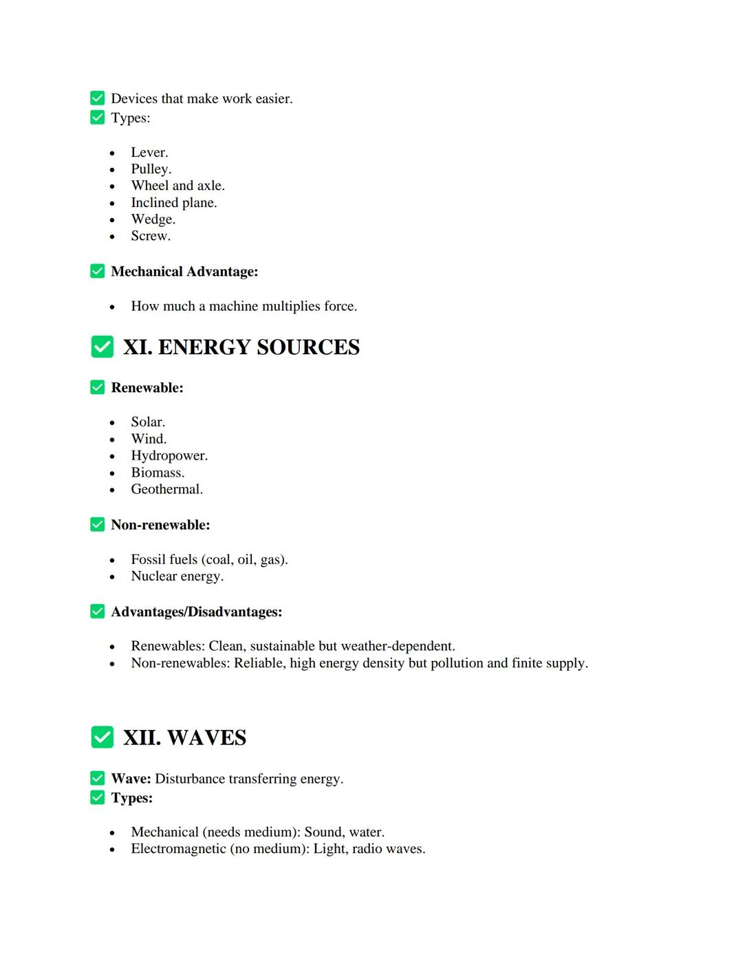 PHYSICAL SCIENCE NOTES
I. INTRODUCTION TO PHYSICAL SCIENCE
Definition:
Physical Science is the study of non-living systems, covering the fun